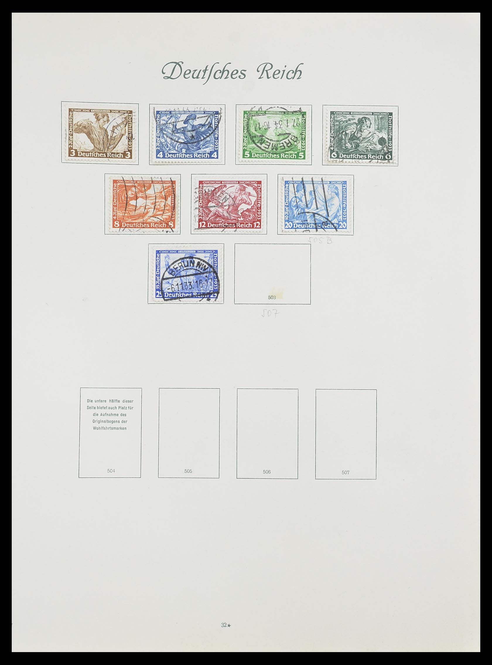 33635 031 - Stamp collection 33635 German Reich 1872-1945.