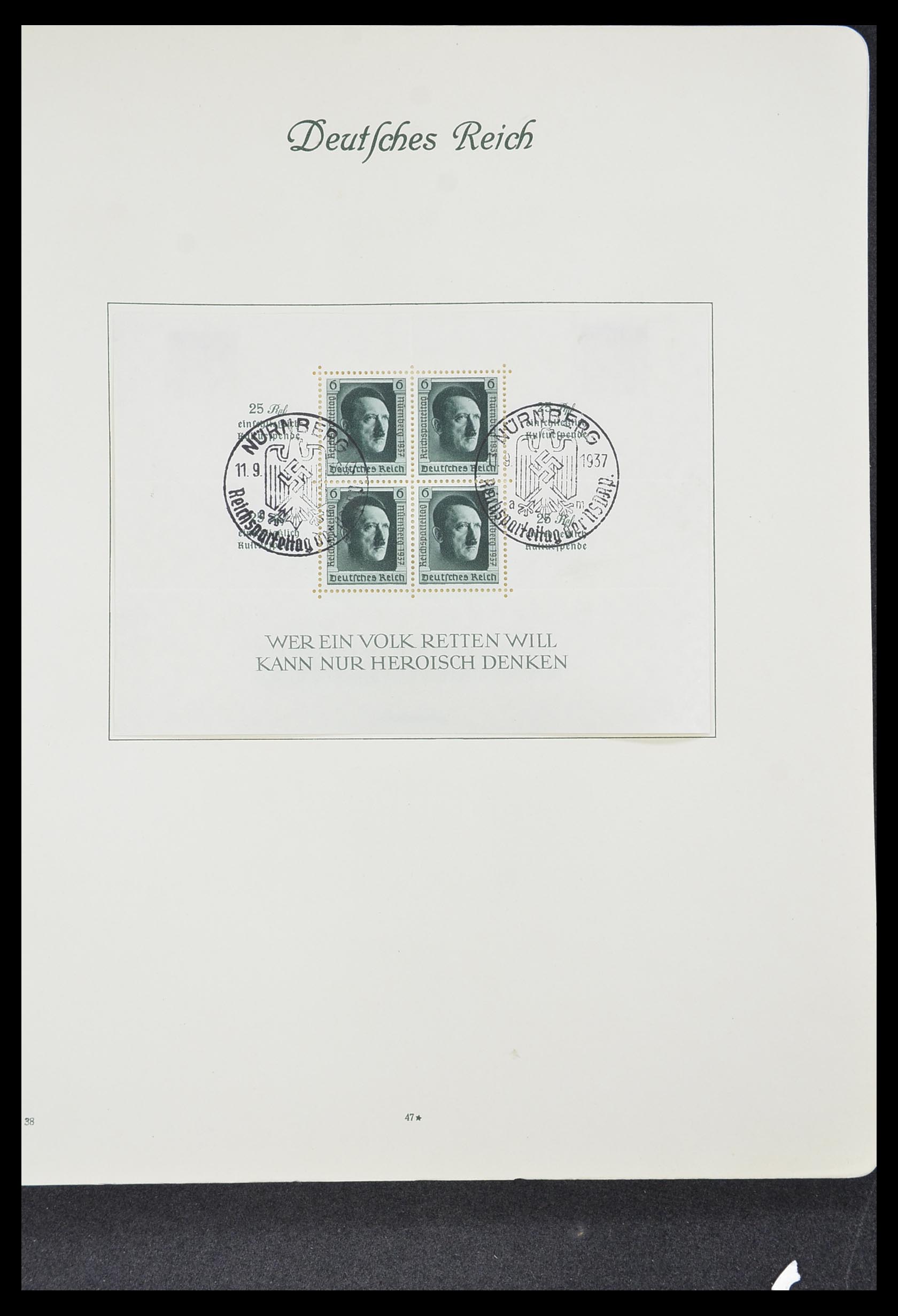 33635 043 - Postzegelverzameling 33635 Duitse Rijk 1872-1945.