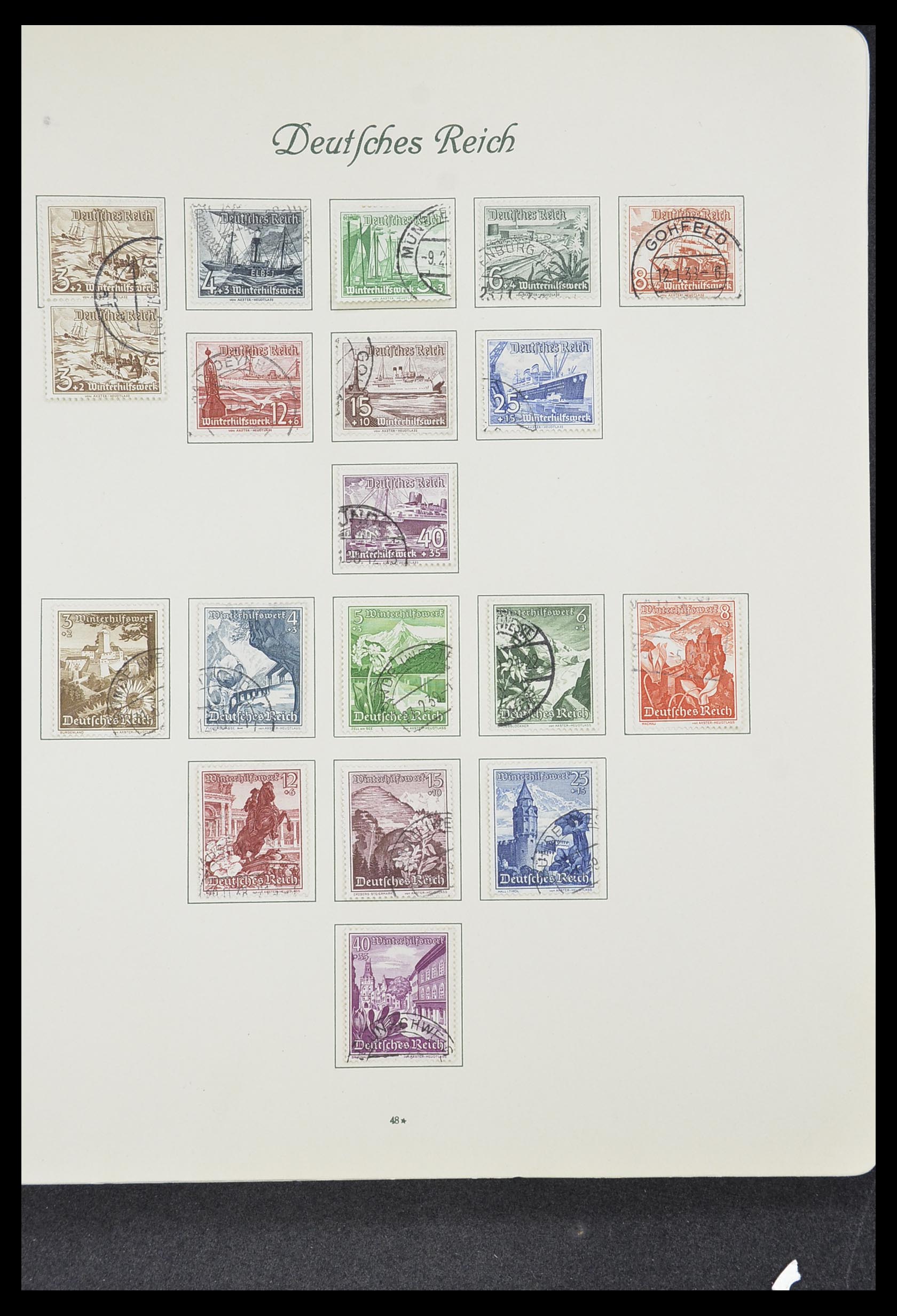33635 044 - Stamp collection 33635 German Reich 1872-1945.