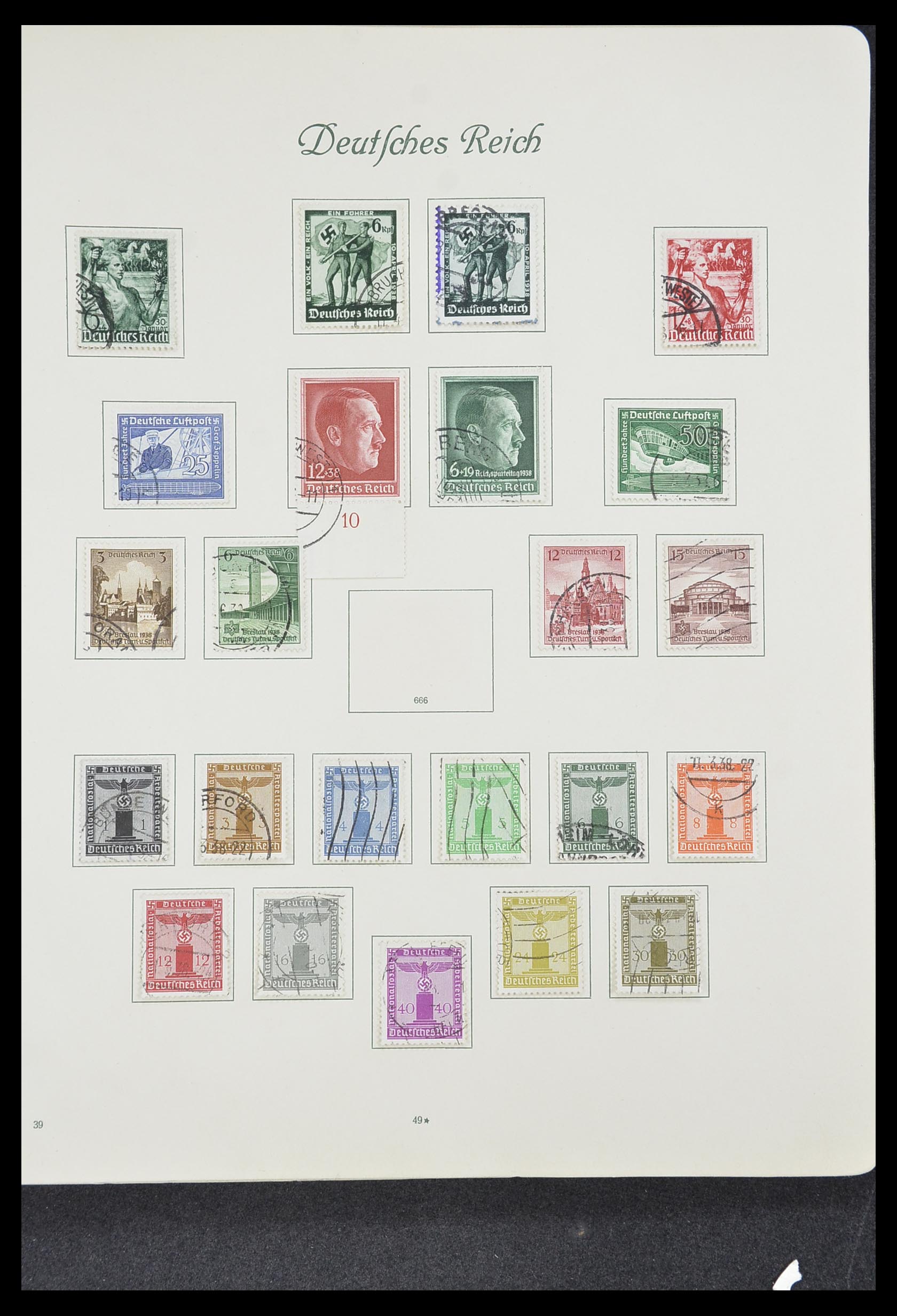 33635 045 - Stamp collection 33635 German Reich 1872-1945.