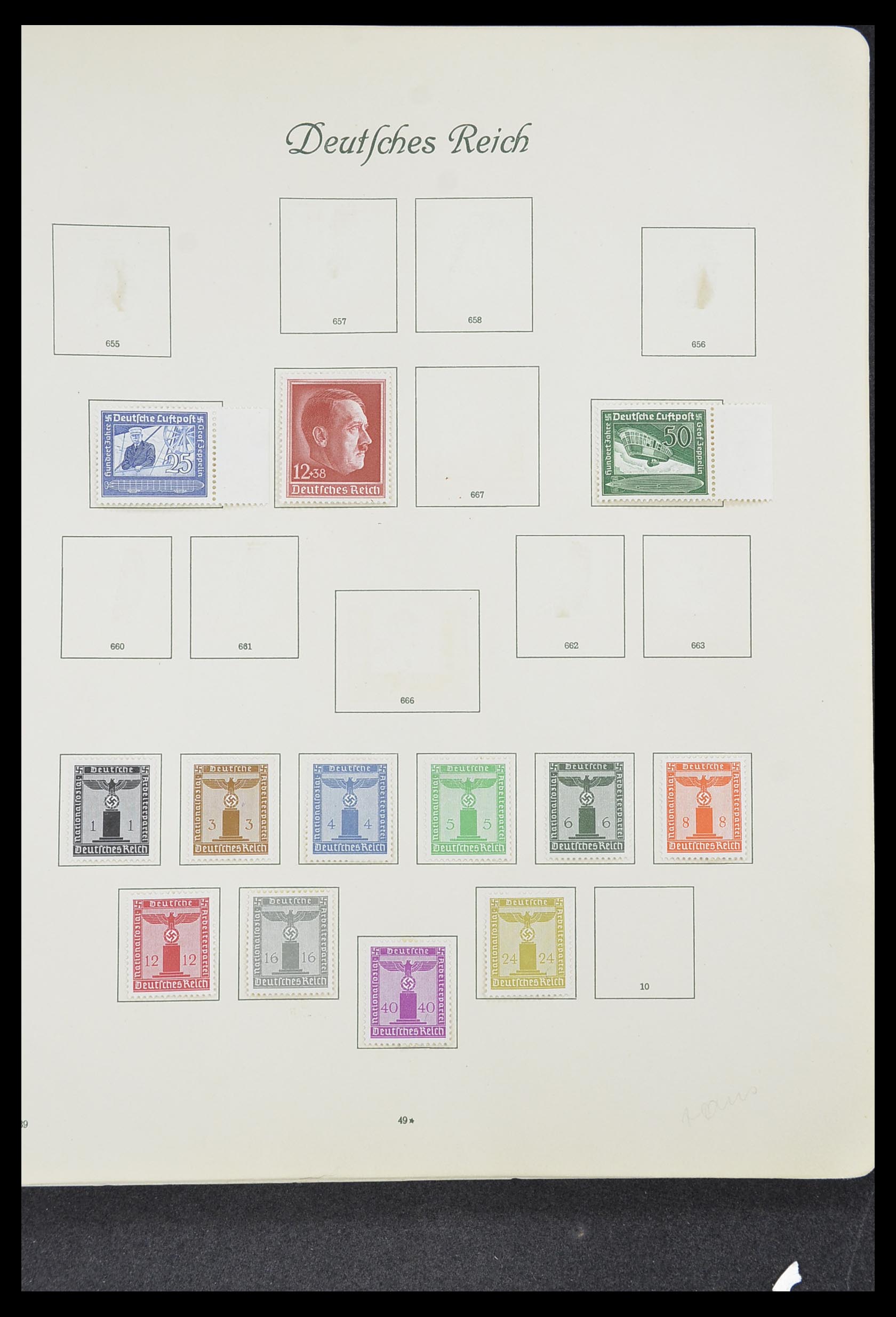 33635 046 - Postzegelverzameling 33635 Duitse Rijk 1872-1945.