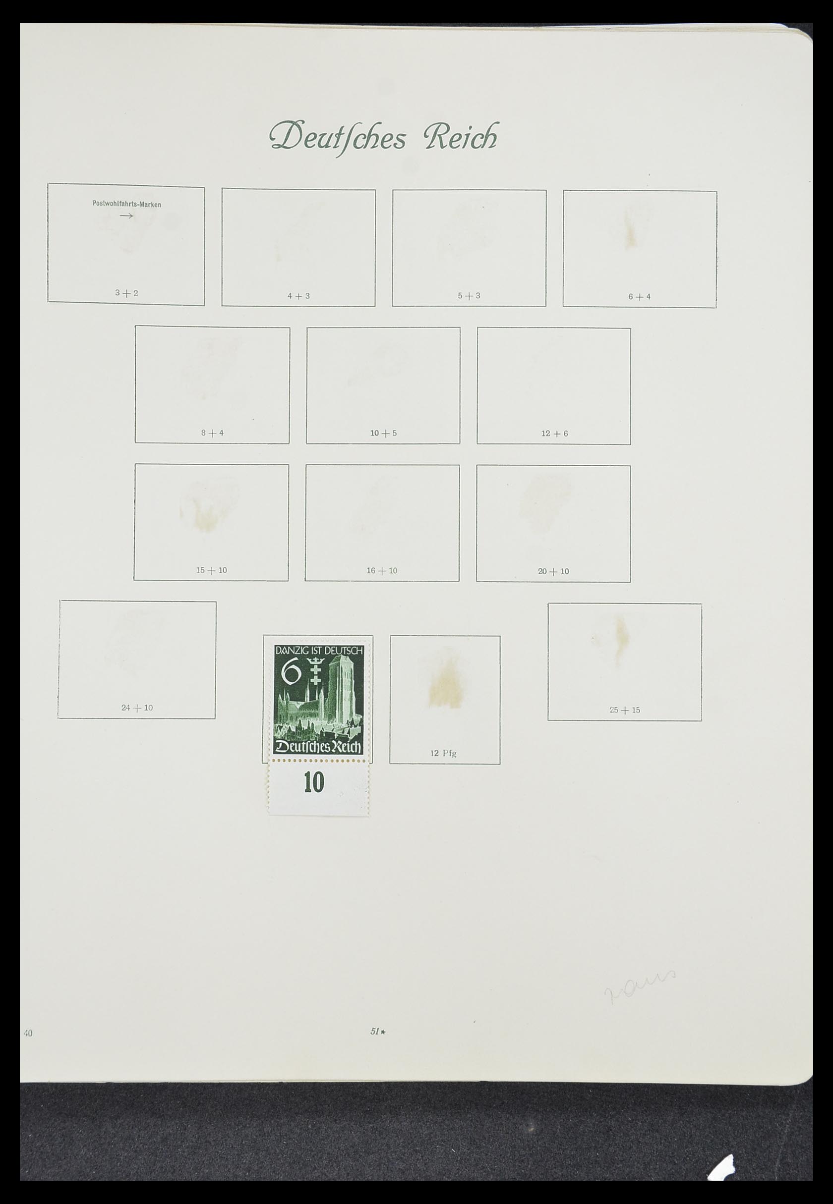 33635 049 - Postzegelverzameling 33635 Duitse Rijk 1872-1945.