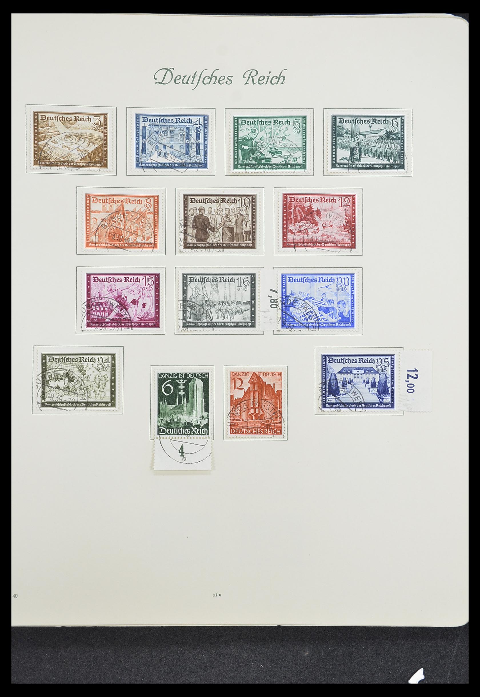33635 050 - Postzegelverzameling 33635 Duitse Rijk 1872-1945.