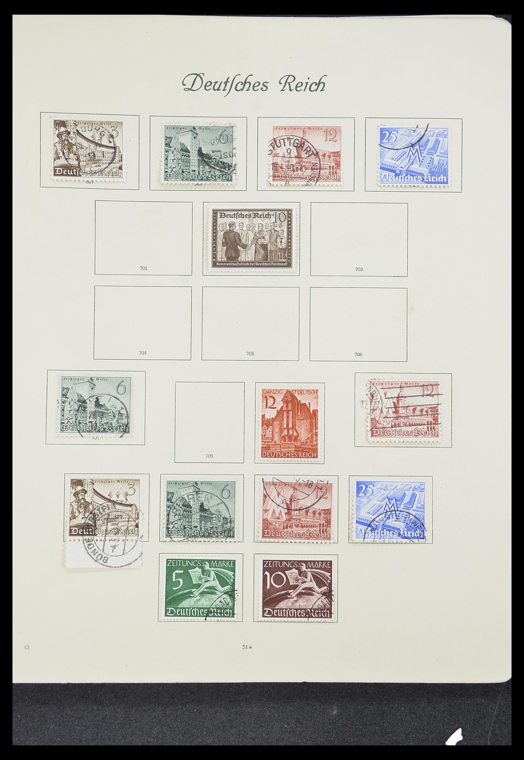 33635 051 - Stamp collection 33635 German Reich 1872-1945.