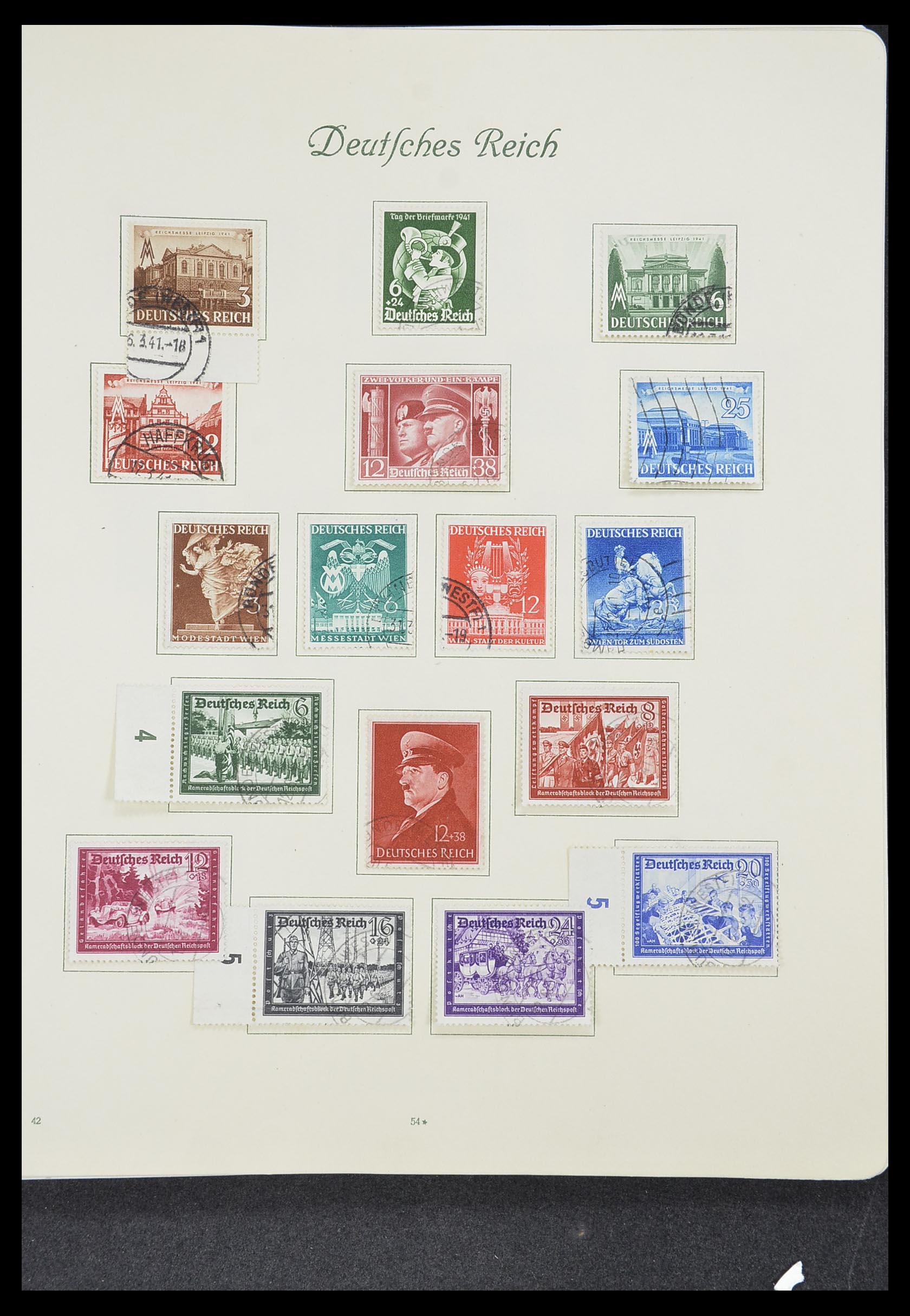 33635 053 - Postzegelverzameling 33635 Duitse Rijk 1872-1945.