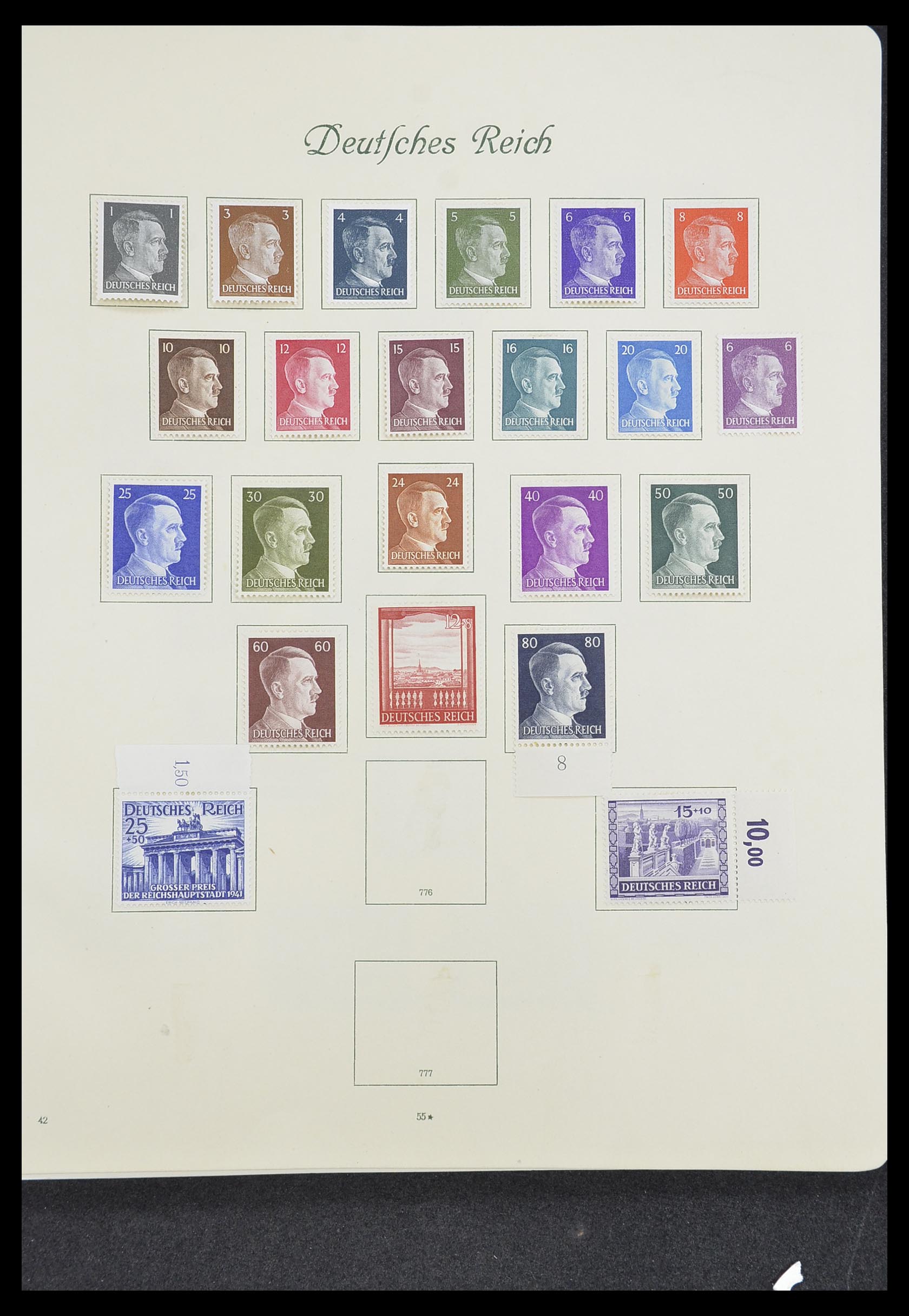 33635 054 - Postzegelverzameling 33635 Duitse Rijk 1872-1945.