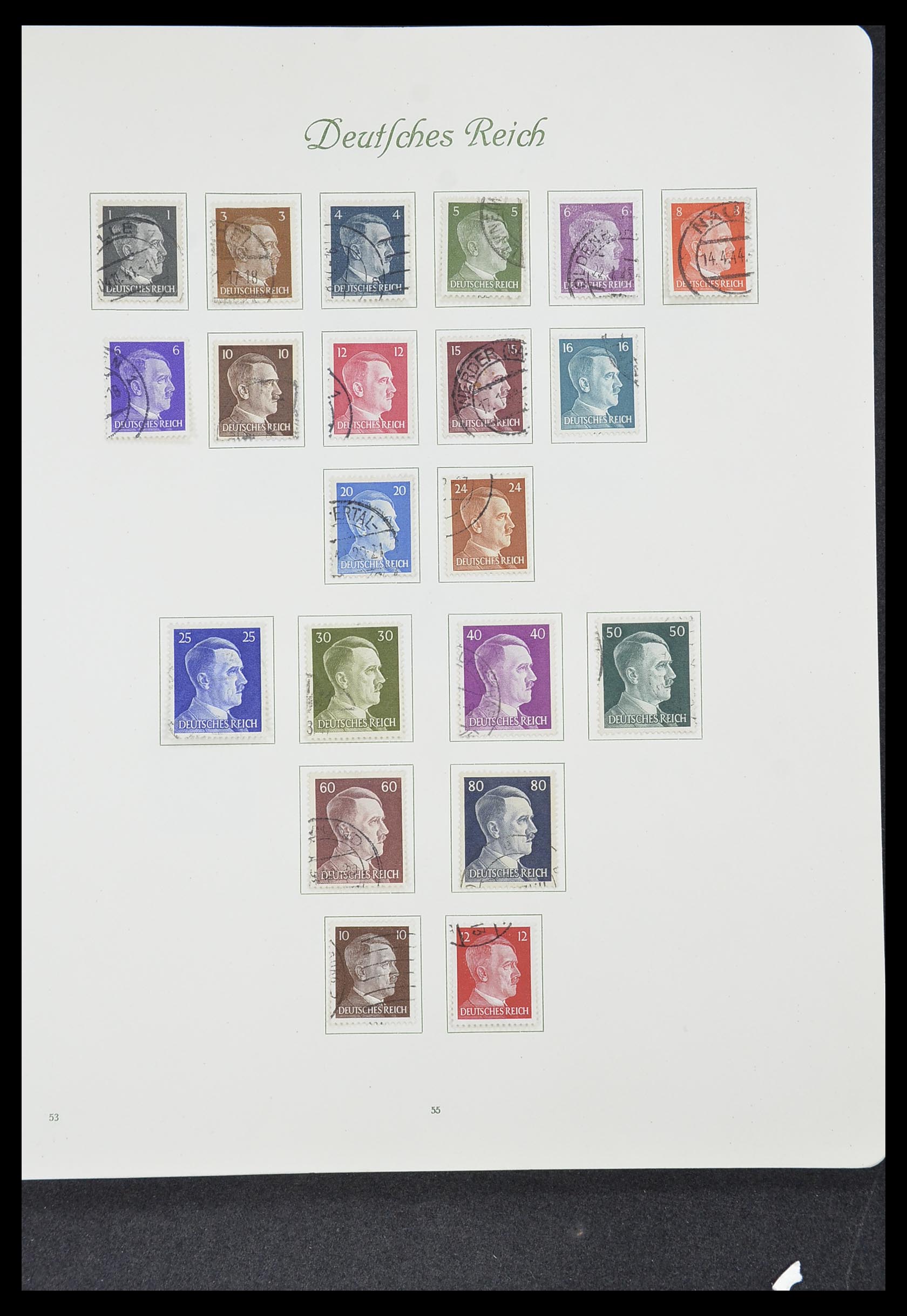 33635 056 - Postzegelverzameling 33635 Duitse Rijk 1872-1945.