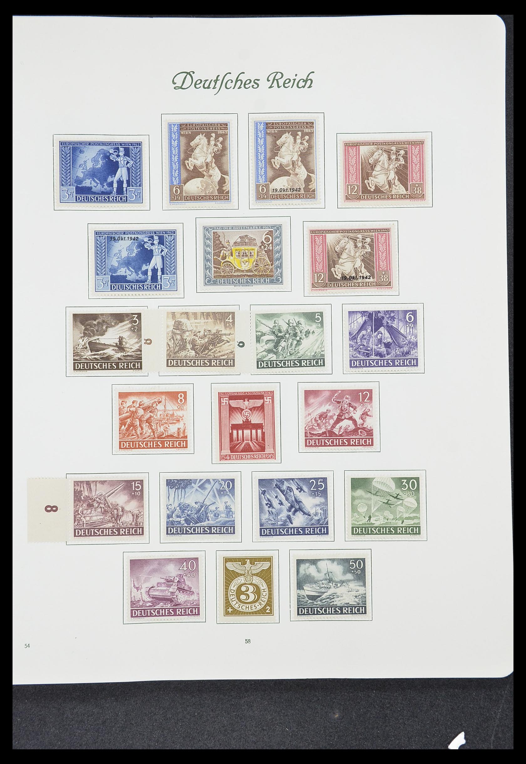 33635 059 - Postzegelverzameling 33635 Duitse Rijk 1872-1945.