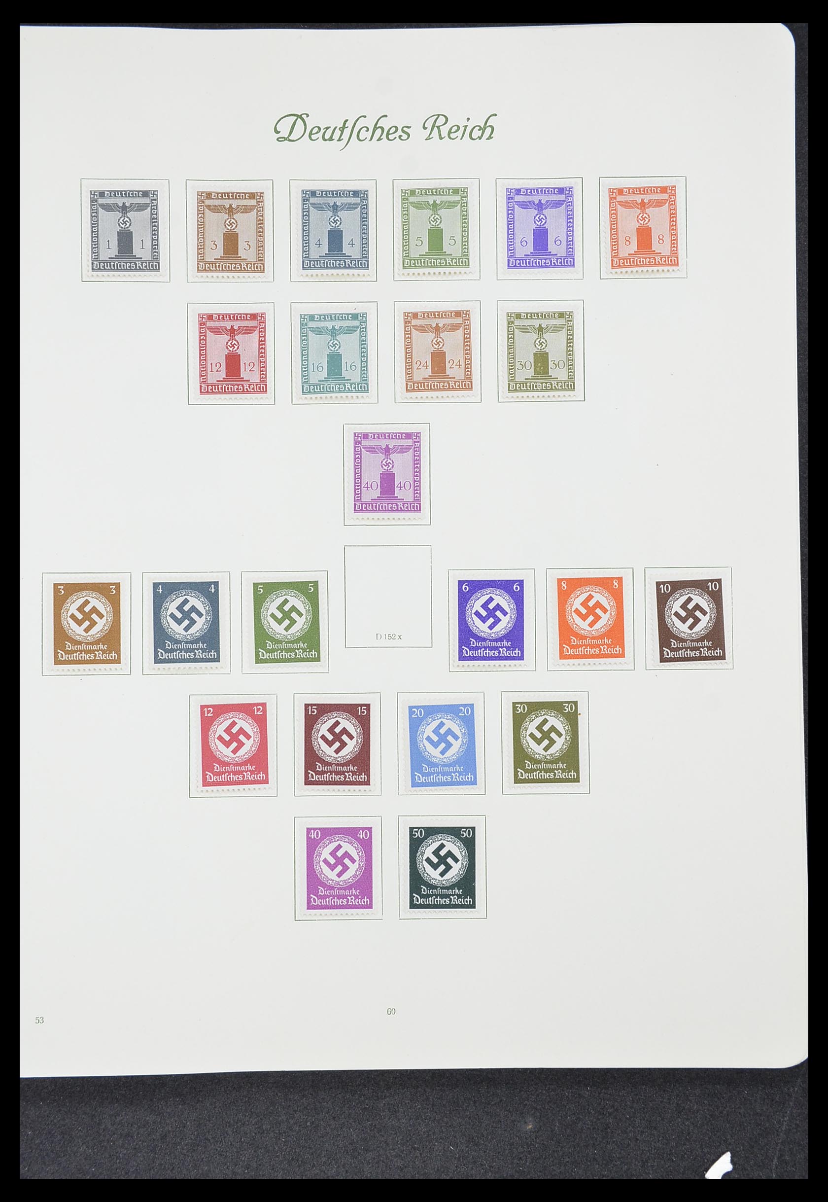 33635 061 - Postzegelverzameling 33635 Duitse Rijk 1872-1945.