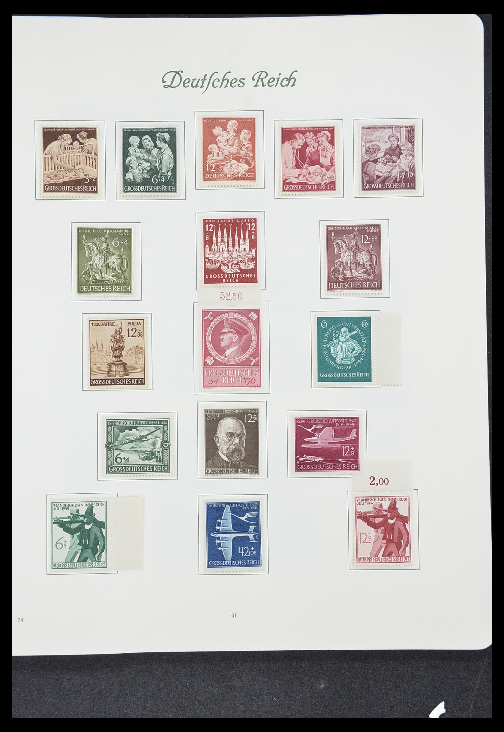 33635 062 - Postzegelverzameling 33635 Duitse Rijk 1872-1945.