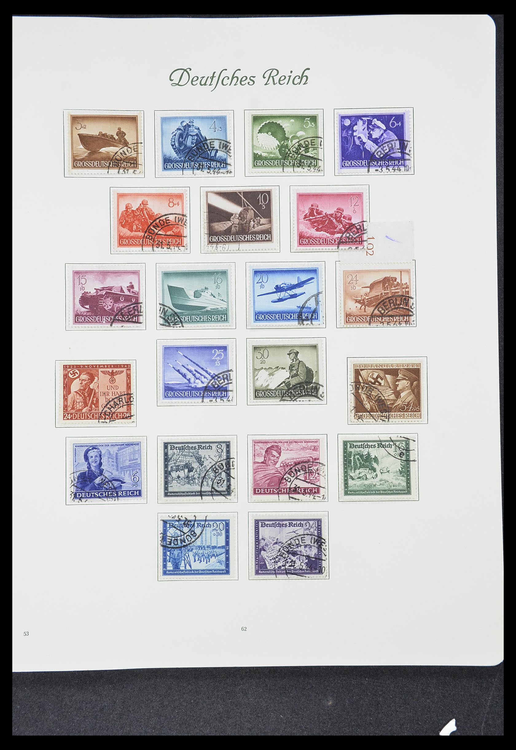 33635 063 - Postzegelverzameling 33635 Duitse Rijk 1872-1945.