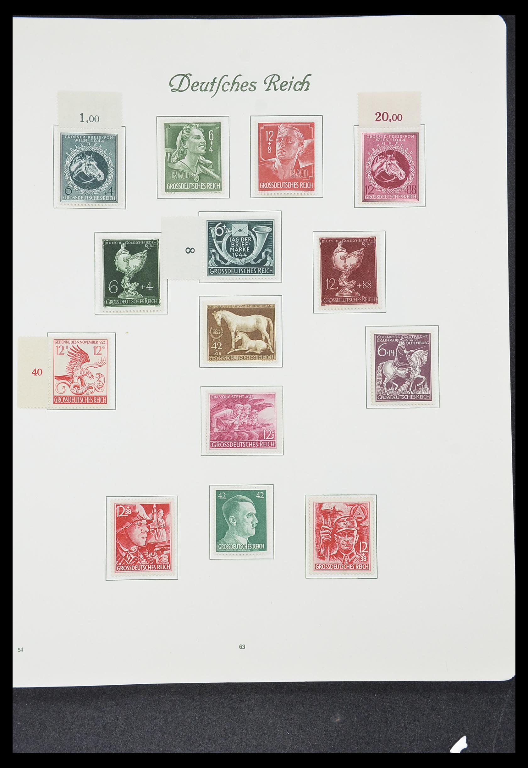 33635 064 - Postzegelverzameling 33635 Duitse Rijk 1872-1945.
