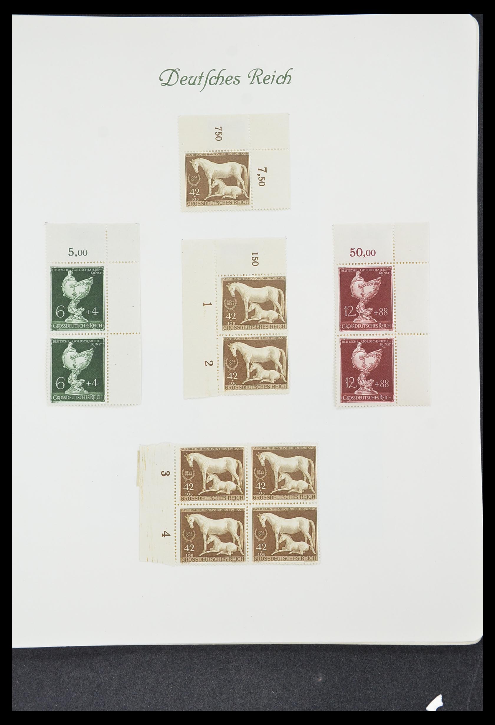 33635 069 - Postzegelverzameling 33635 Duitse Rijk 1872-1945.