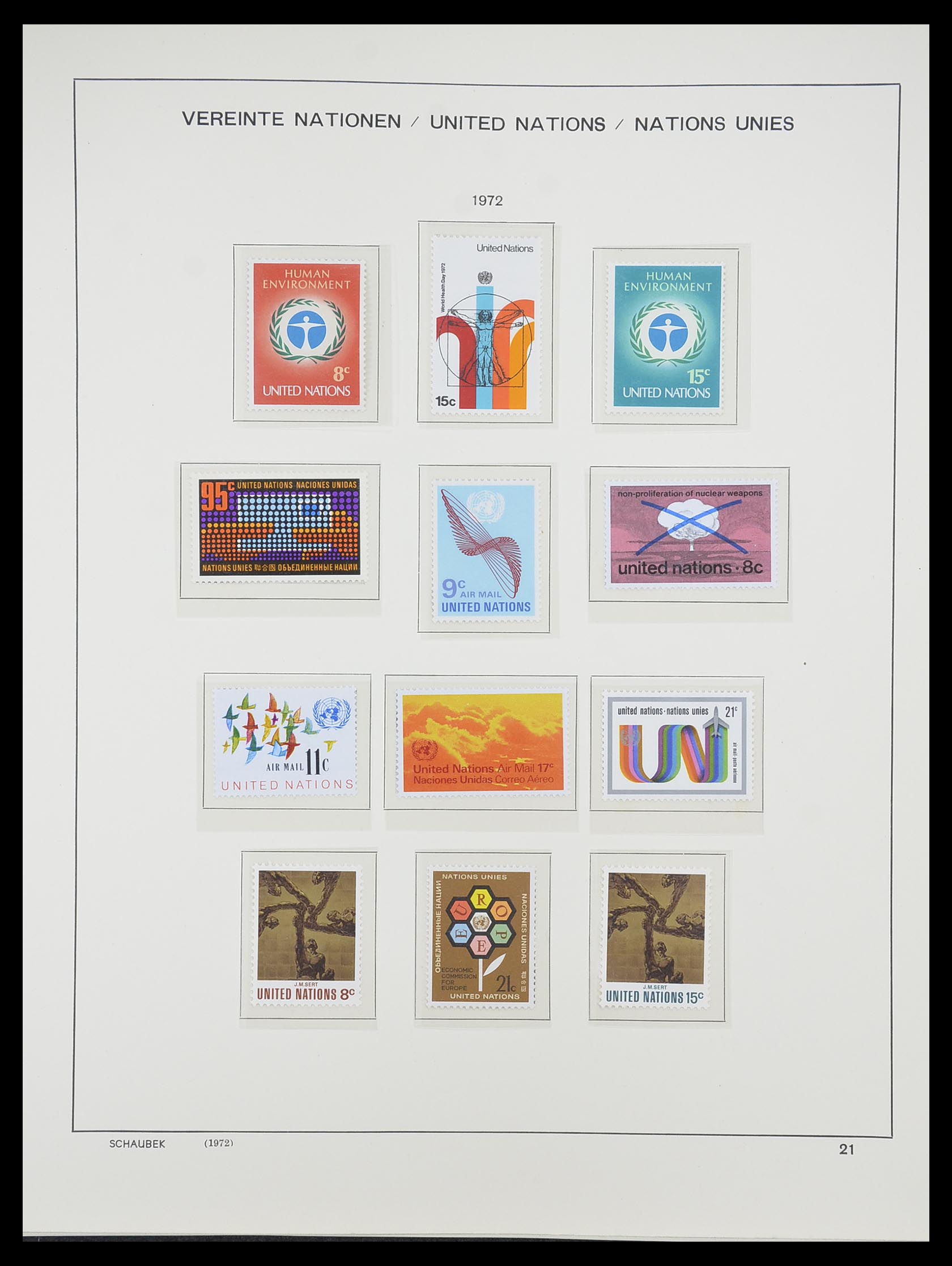 33637 024 - Postzegelverzameling 33637 Verenigde Naties 1951-2005.