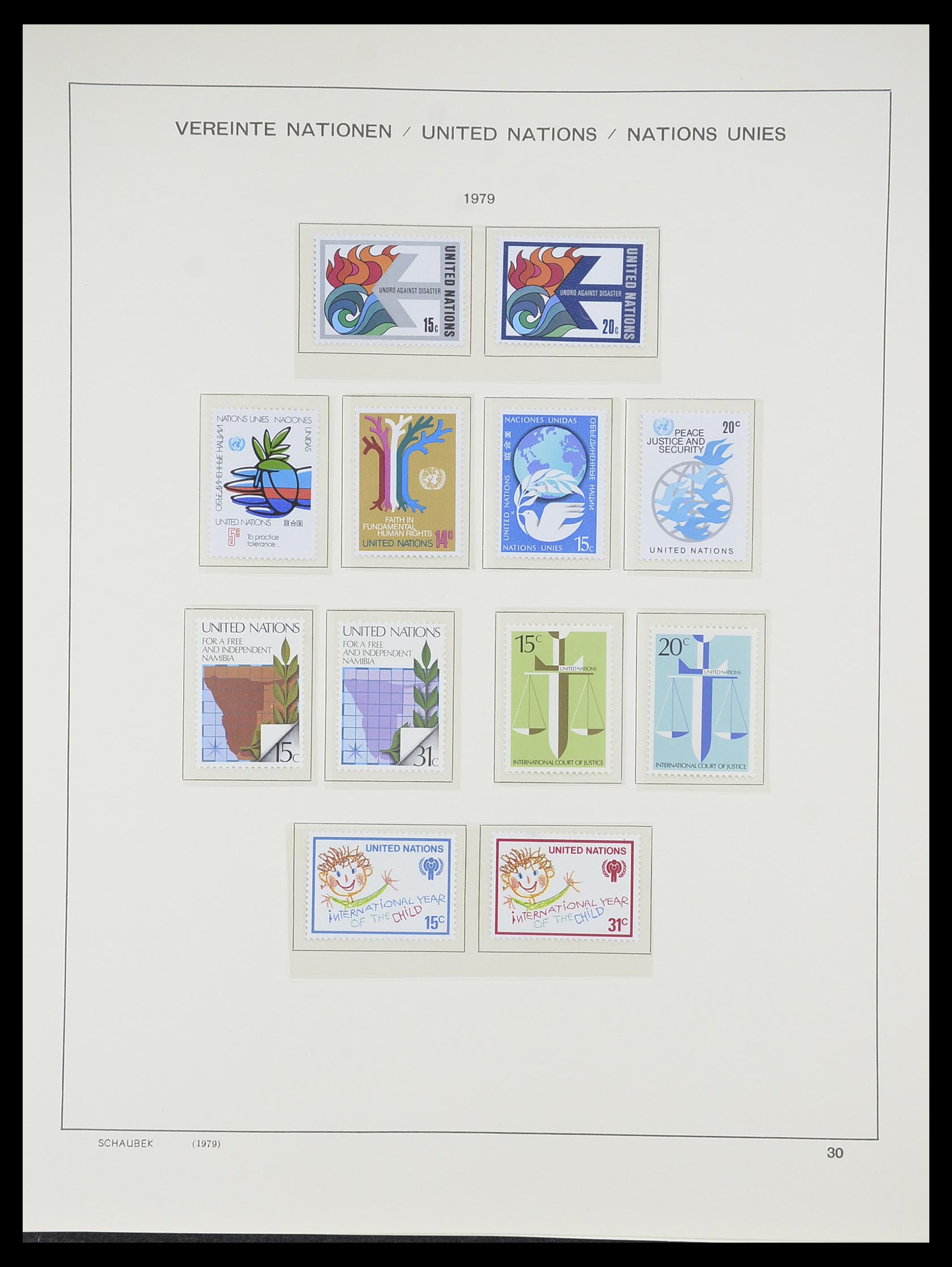 33637 036 - Postzegelverzameling 33637 Verenigde Naties 1951-2005.
