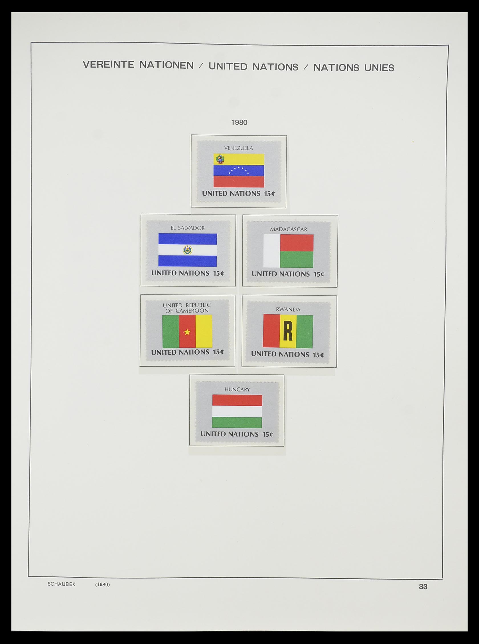 33637 042 - Postzegelverzameling 33637 Verenigde Naties 1951-2005.