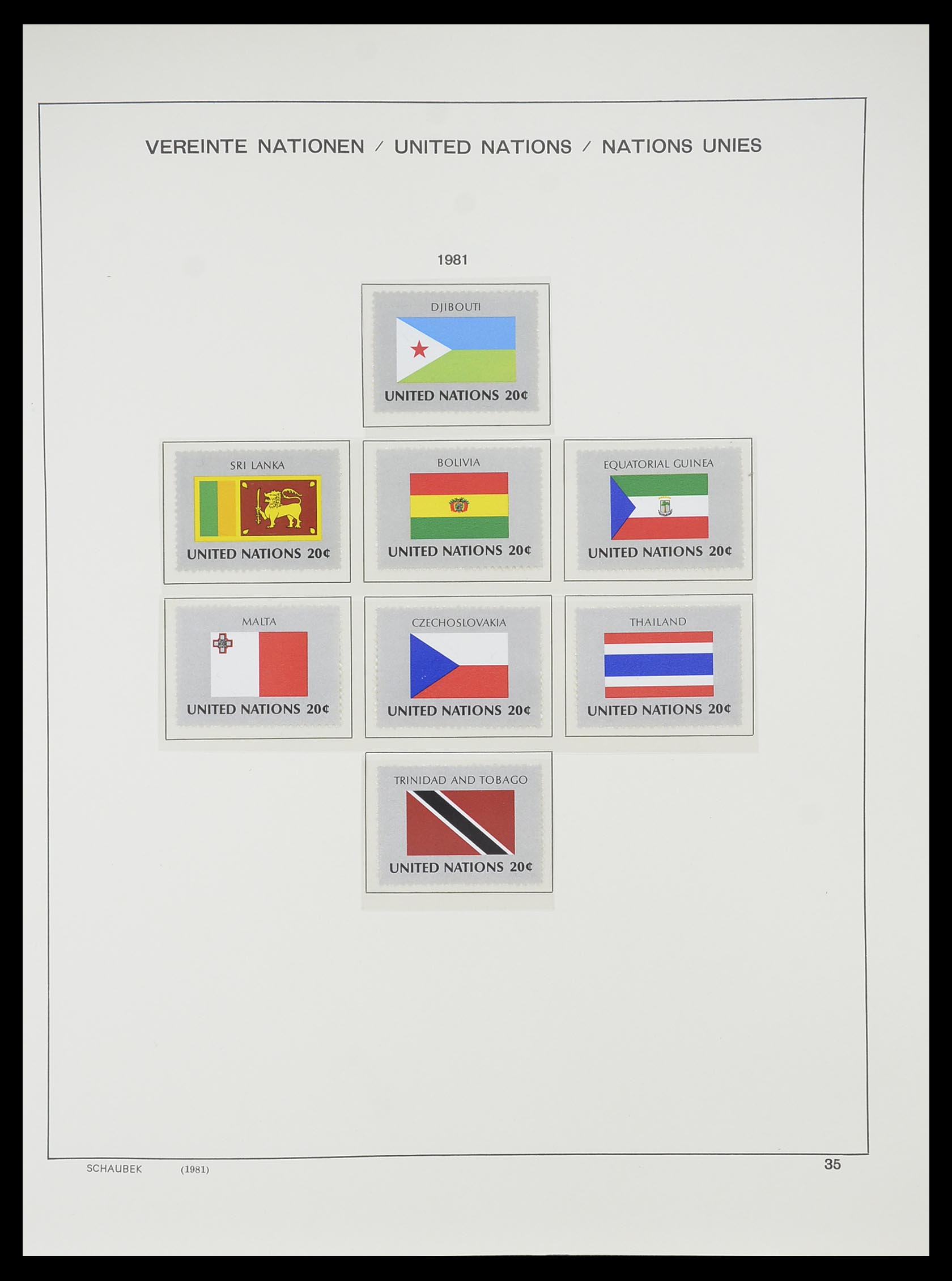 33637 048 - Postzegelverzameling 33637 Verenigde Naties 1951-2005.