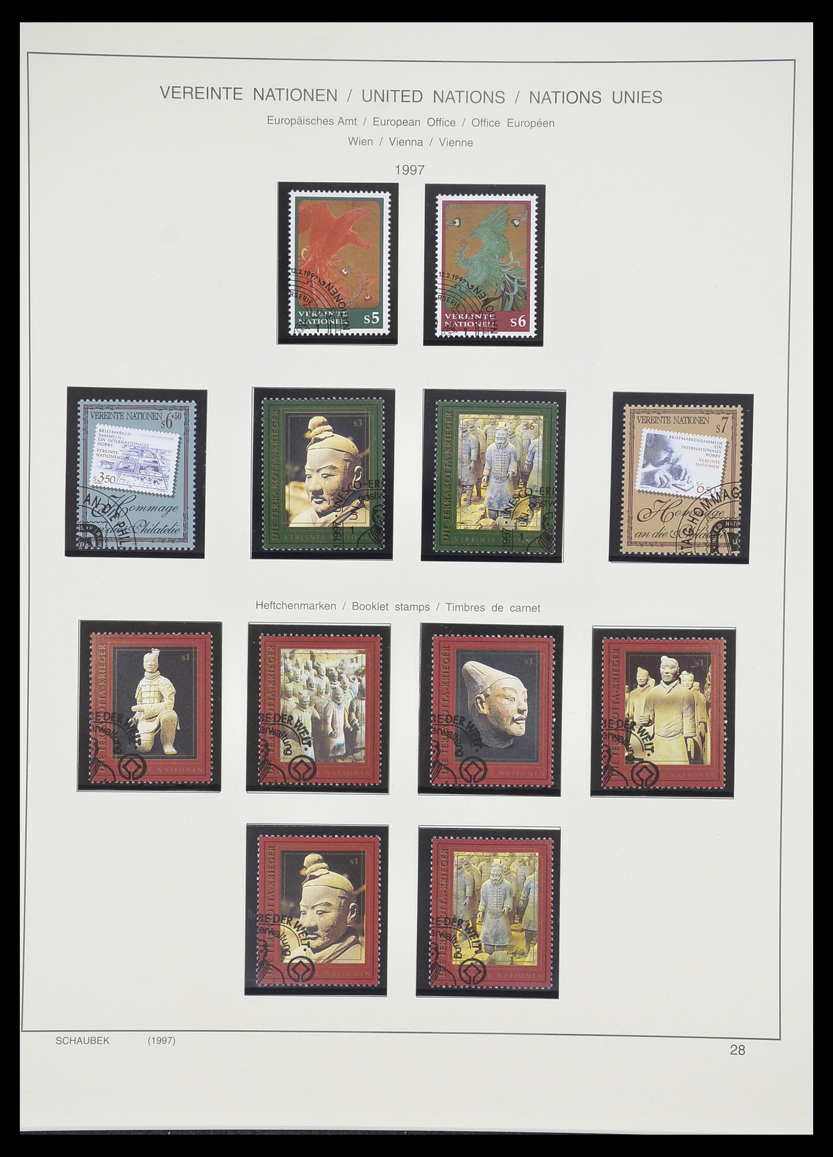 33637 850 - Postzegelverzameling 33637 Verenigde Naties 1951-2005.
