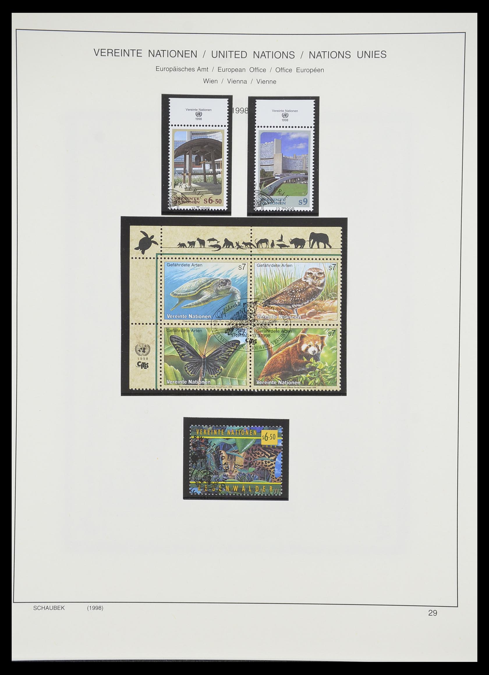 33637 852 - Postzegelverzameling 33637 Verenigde Naties 1951-2005.