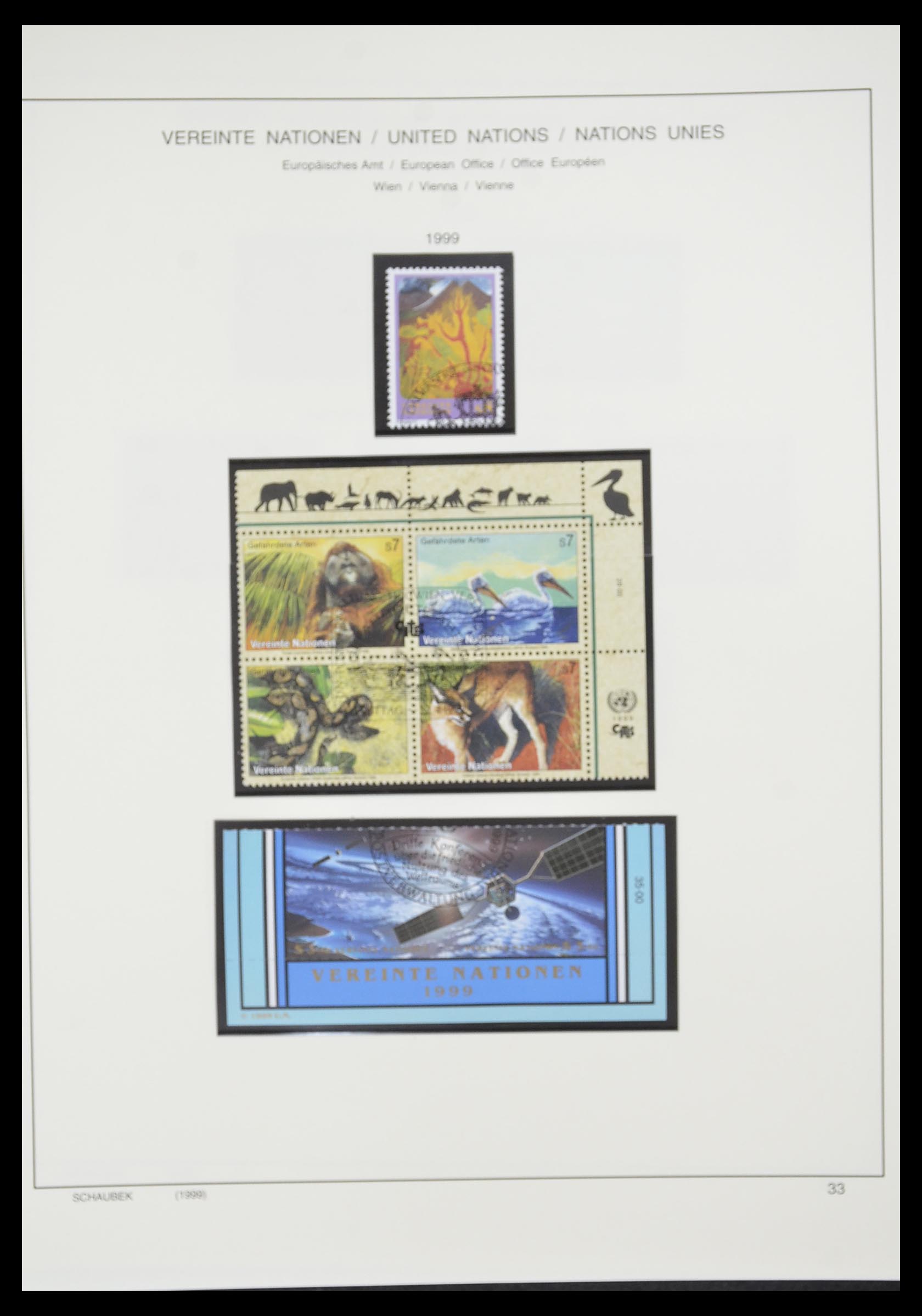33637 858 - Postzegelverzameling 33637 Verenigde Naties 1951-2005.