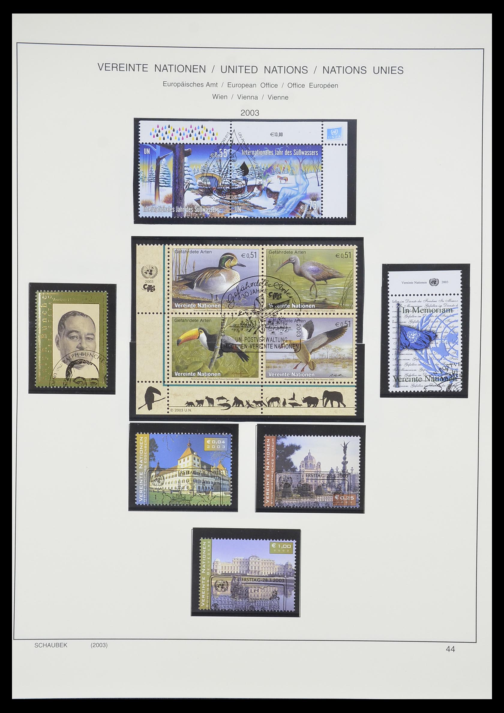 33637 882 - Postzegelverzameling 33637 Verenigde Naties 1951-2005.