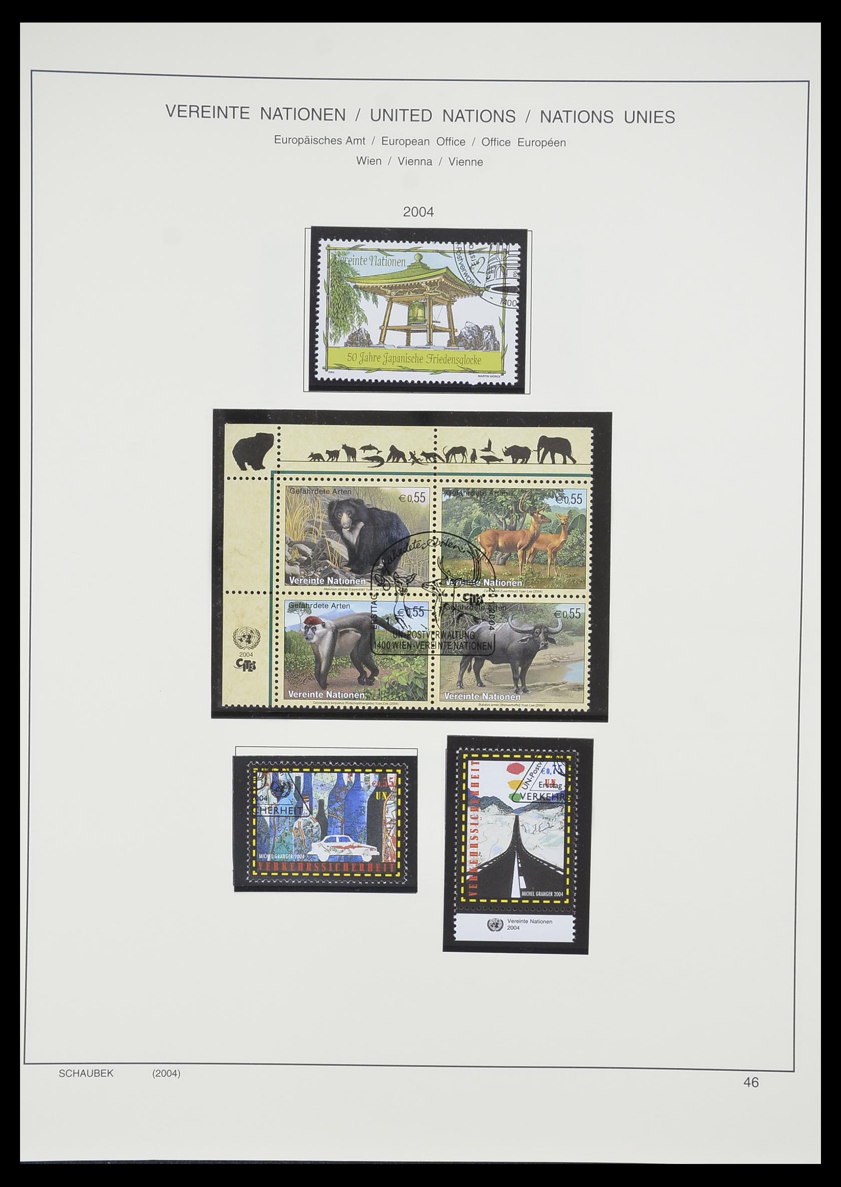 33637 886 - Postzegelverzameling 33637 Verenigde Naties 1951-2005.