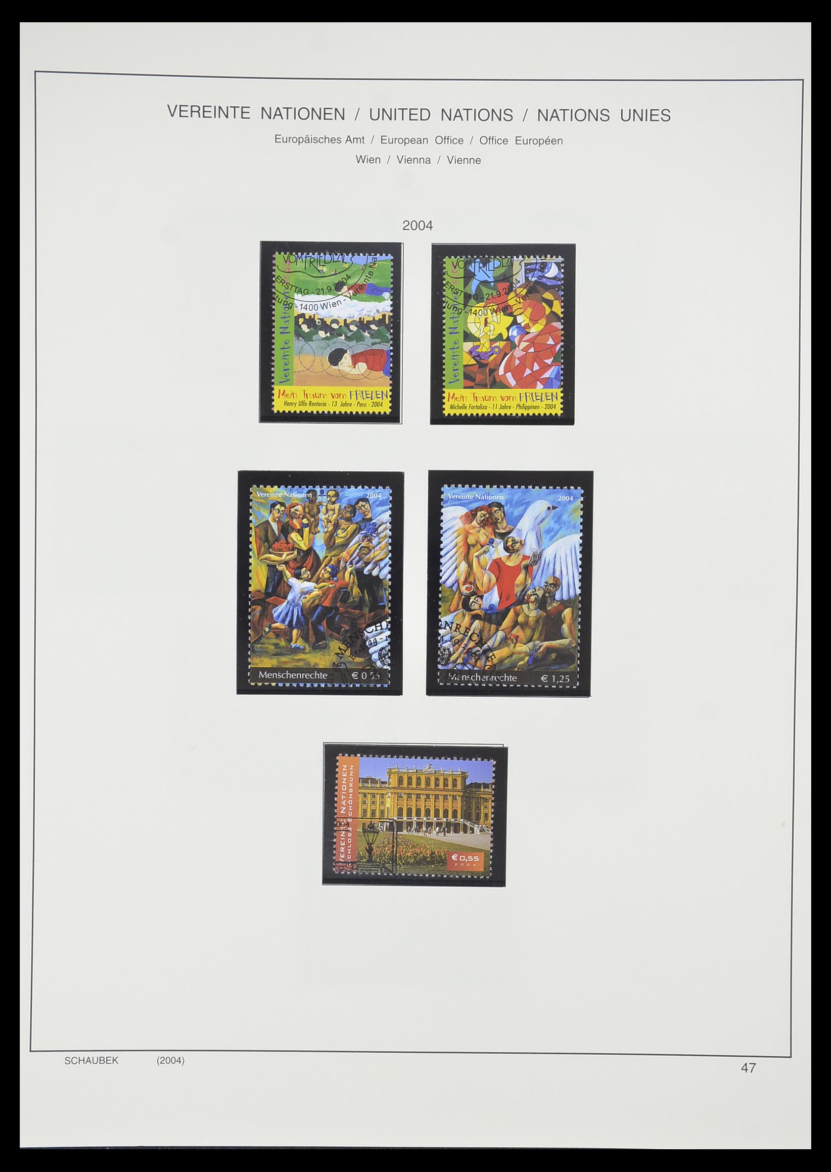 33637 887 - Postzegelverzameling 33637 Verenigde Naties 1951-2005.