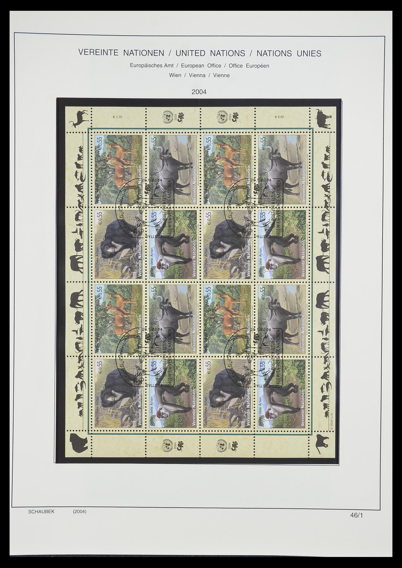 33637 890 - Postzegelverzameling 33637 Verenigde Naties 1951-2005.