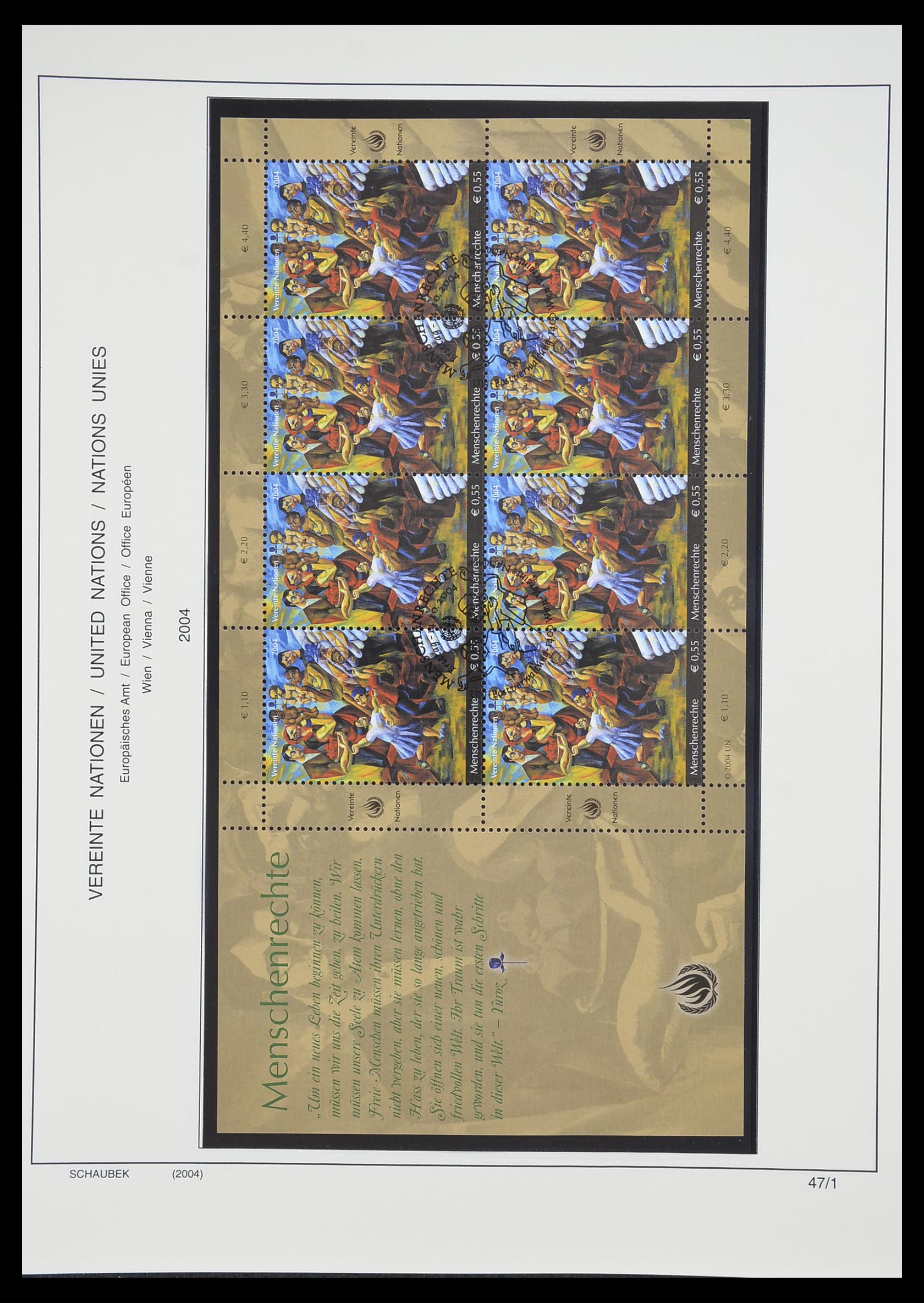 33637 891 - Postzegelverzameling 33637 Verenigde Naties 1951-2005.