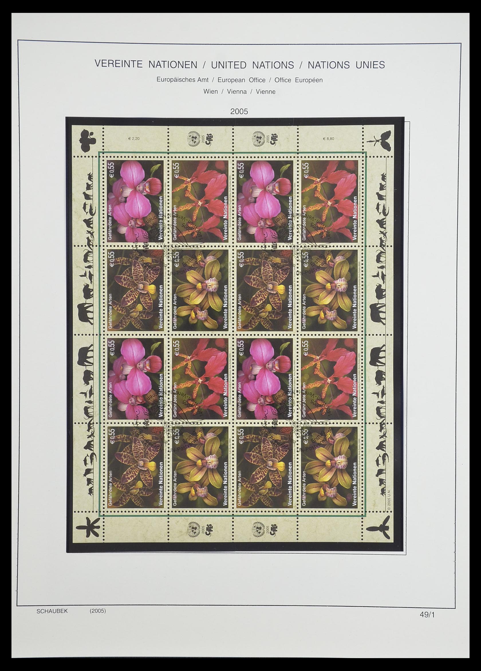 33637 897 - Postzegelverzameling 33637 Verenigde Naties 1951-2005.