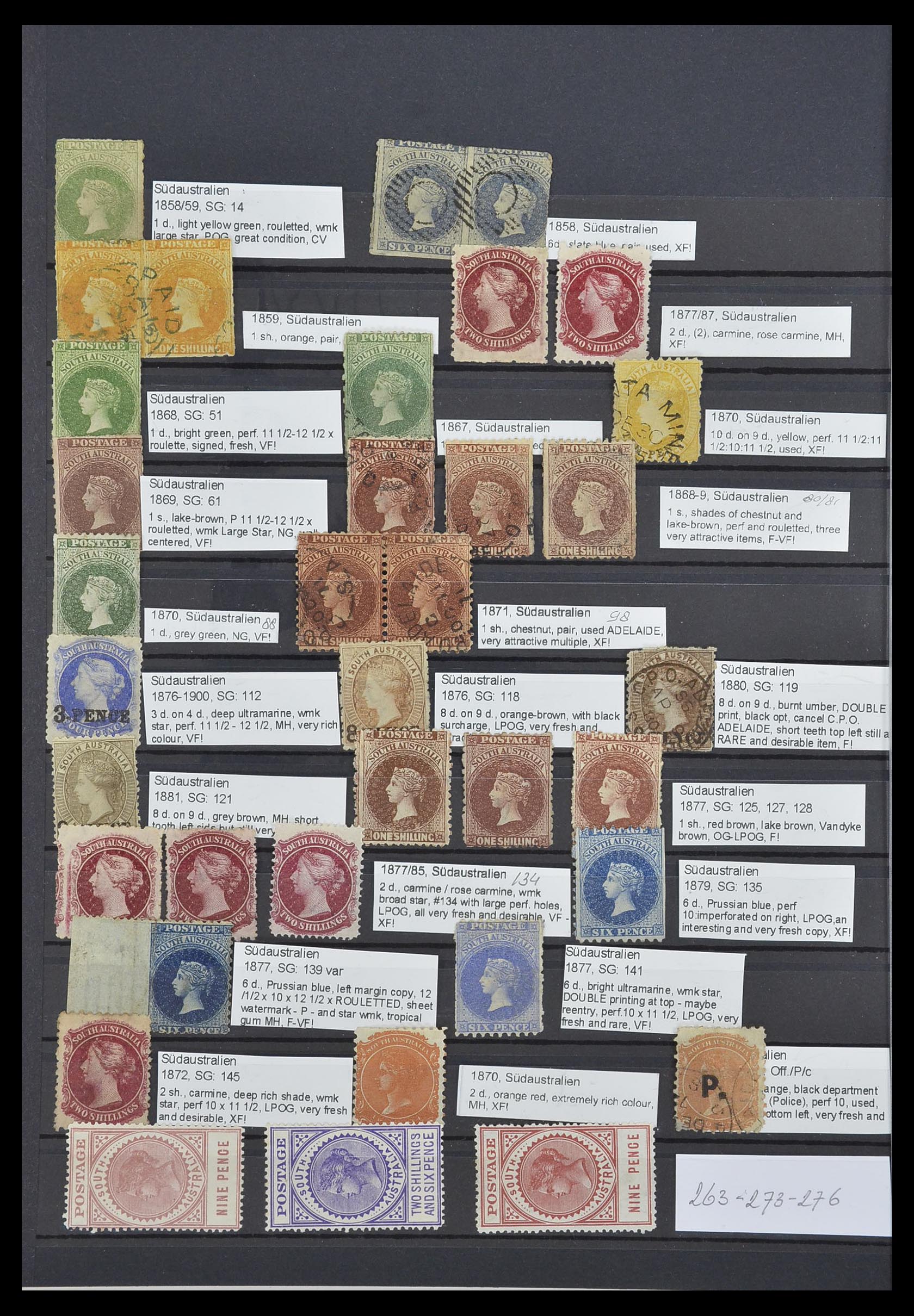 33640 006 - Postzegelverzameling 33640 Engelse koloniën topmateriaal 1853-1953.