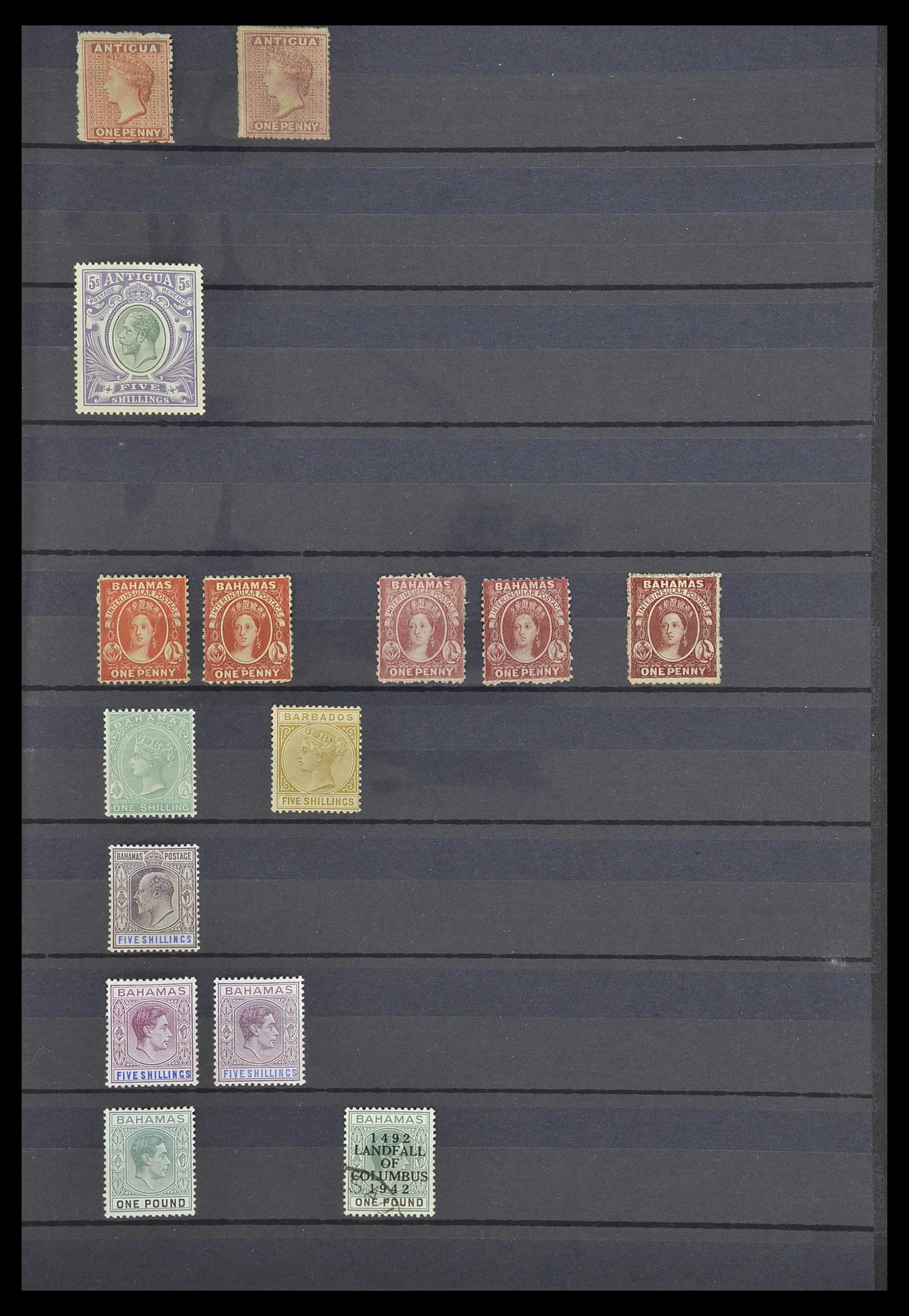 33640 007 - Stamp collection 33640 British Commonwealth key items 1853-1953.