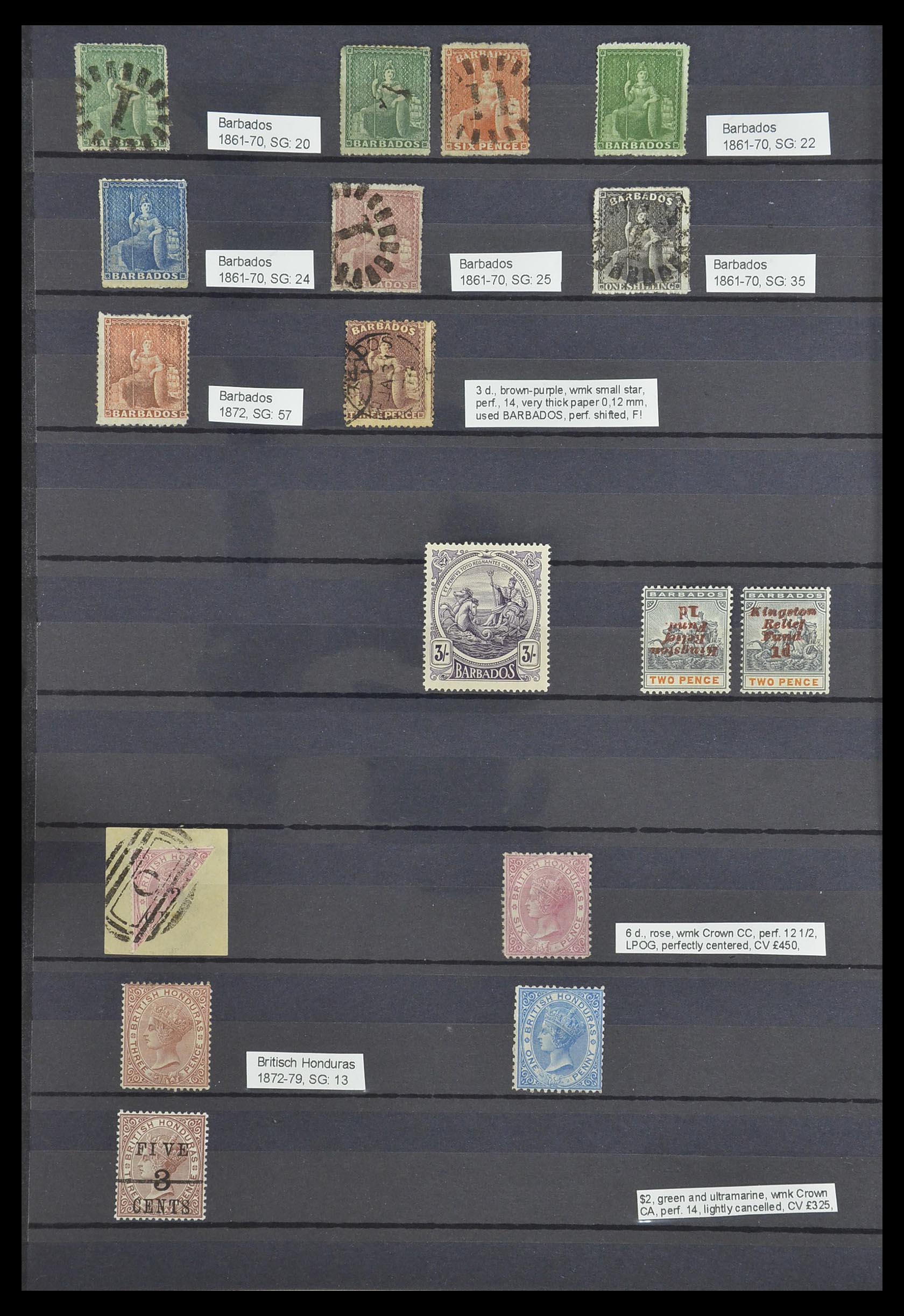 33640 008 - Stamp collection 33640 British Commonwealth key items 1853-1953.