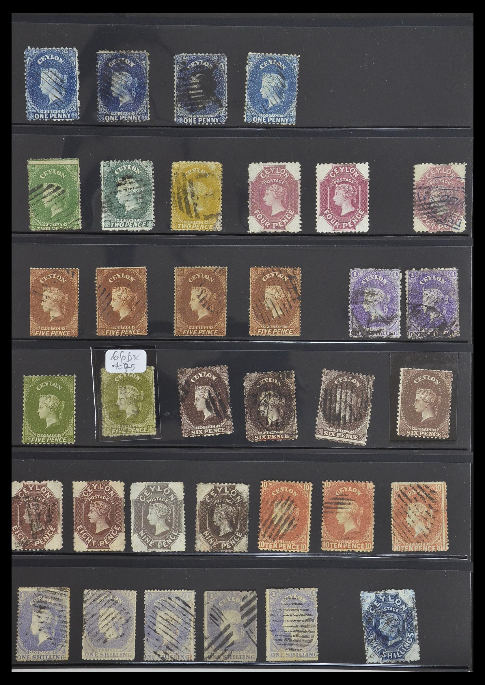 33640 011 - Postzegelverzameling 33640 Engelse koloniën topmateriaal 1853-1953.