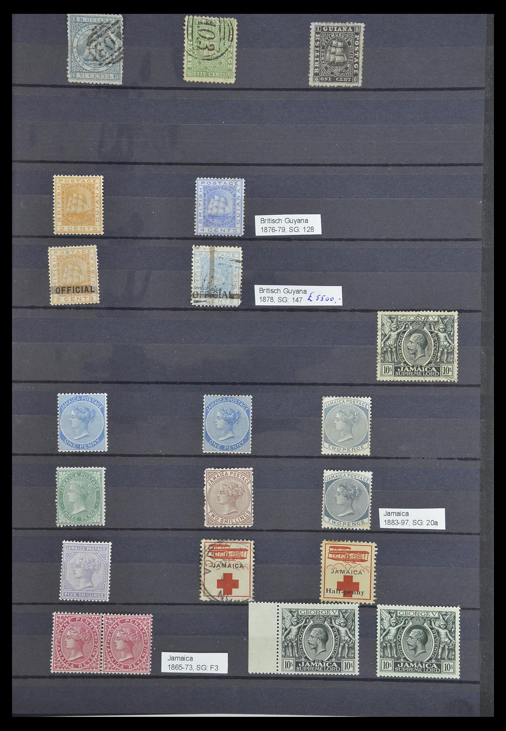 33640 013 - Postzegelverzameling 33640 Engelse koloniën topmateriaal 1853-1953.