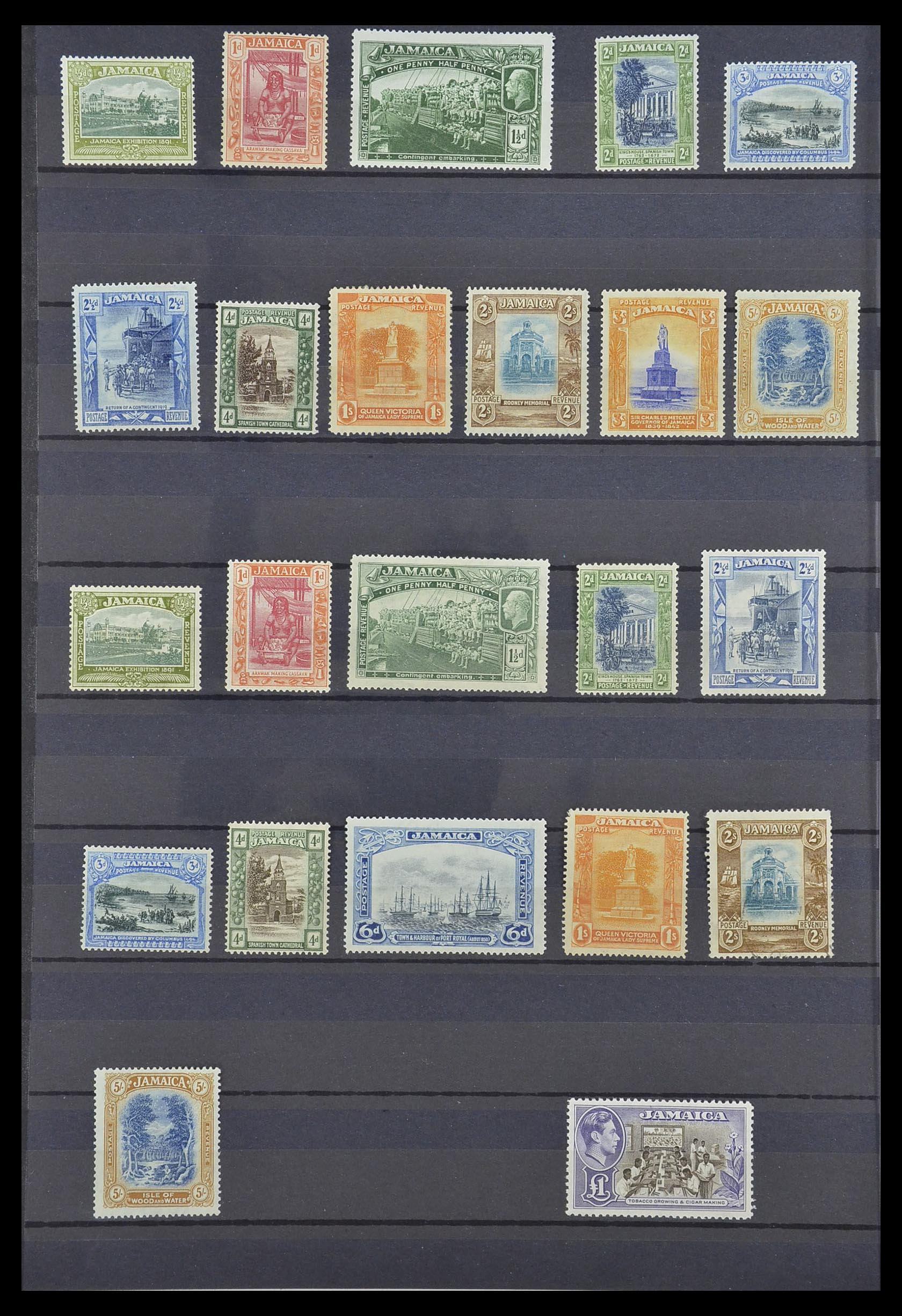 33640 014 - Stamp collection 33640 British Commonwealth key items 1853-1953.