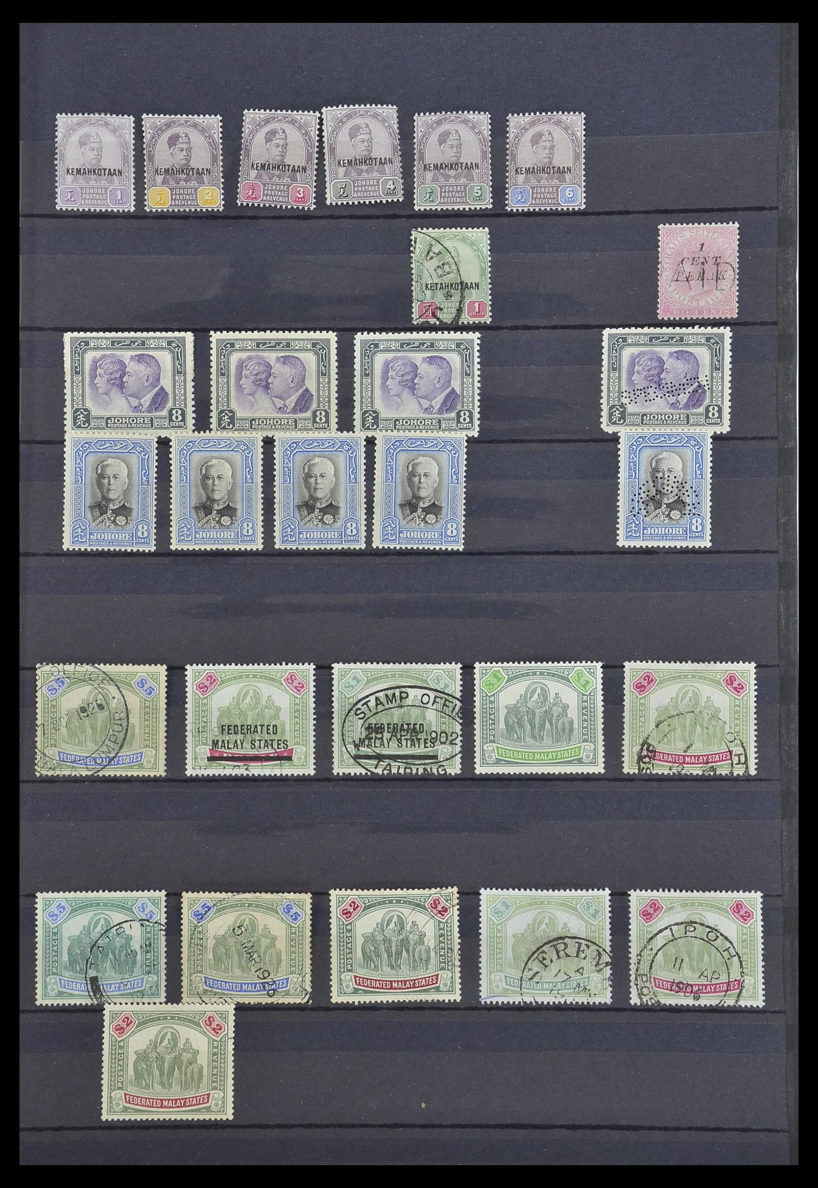 33640 021 - Postzegelverzameling 33640 Engelse koloniën topmateriaal 1853-1953.