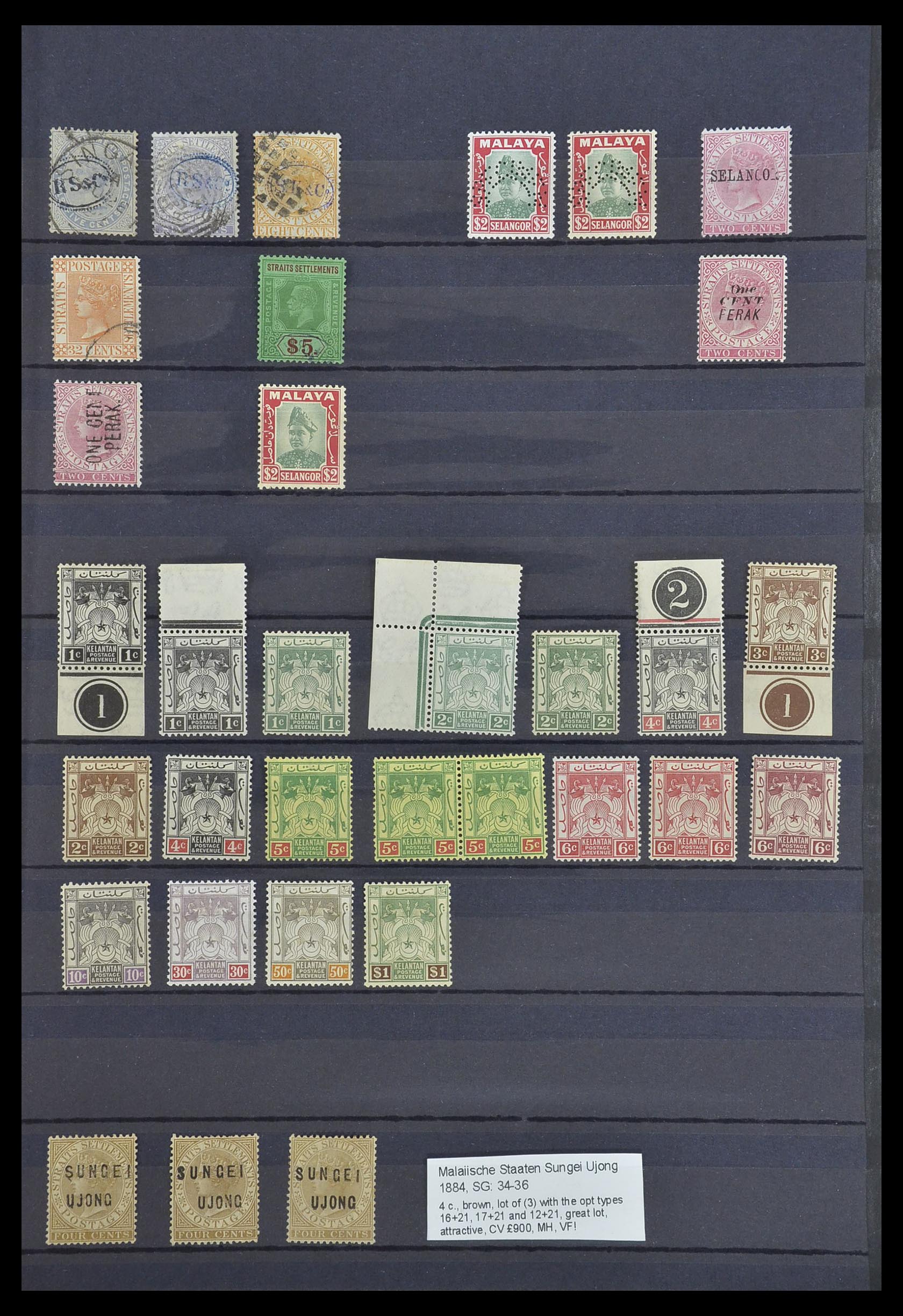 33640 031 - Postzegelverzameling 33640 Engelse koloniën topmateriaal 1853-1953.