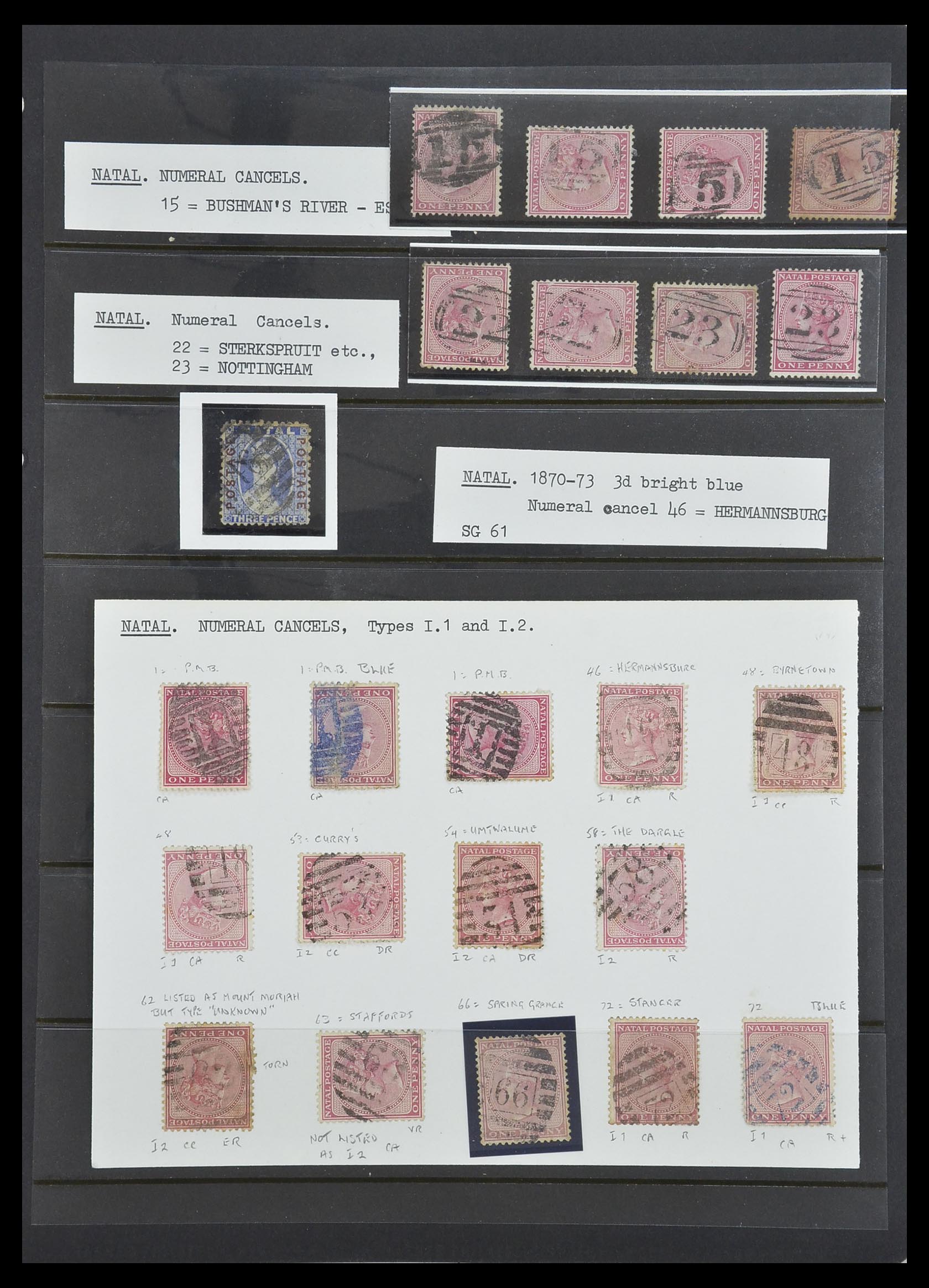 33640 037 - Stamp collection 33640 British Commonwealth key items 1853-1953.