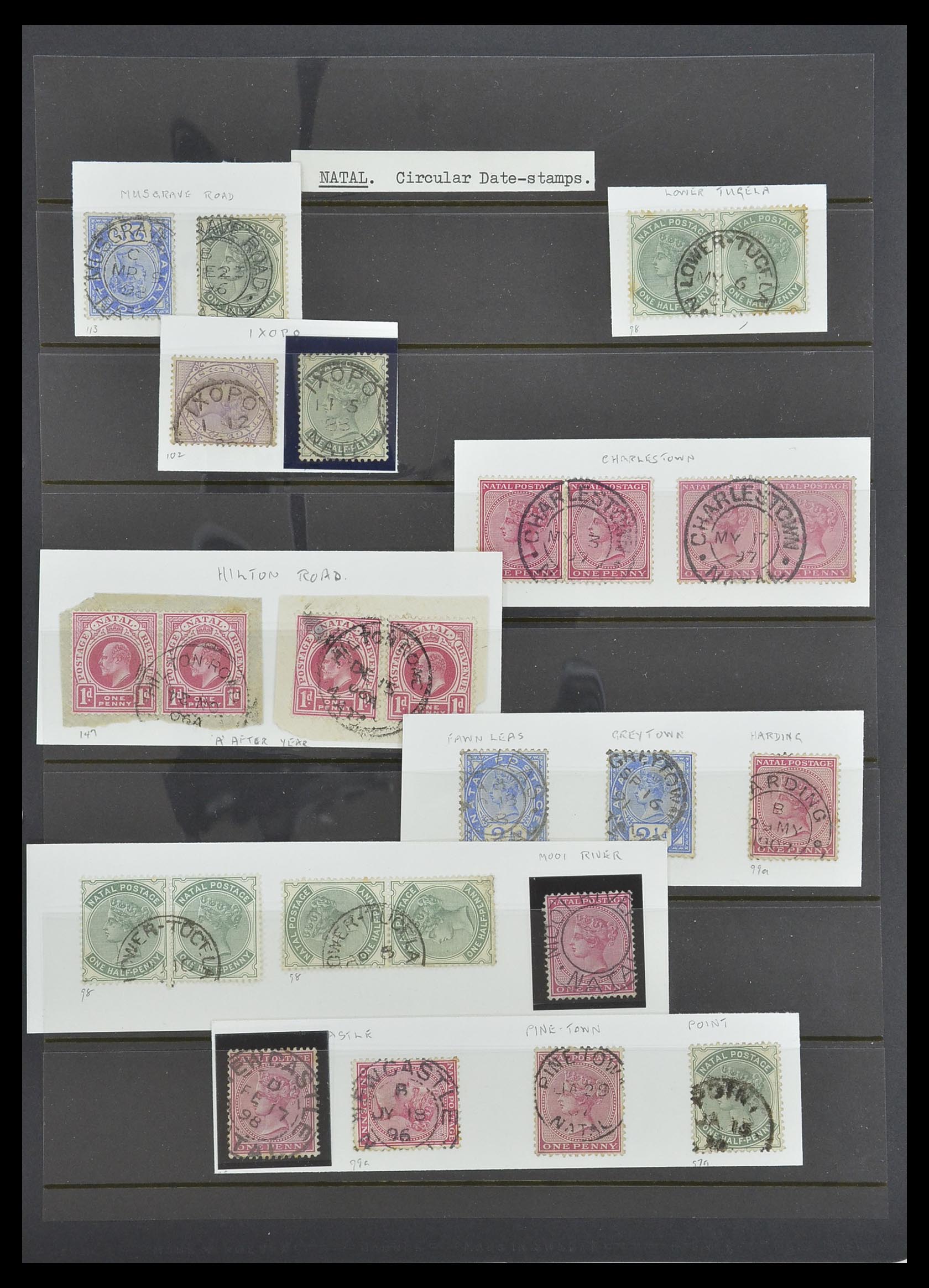33640 038 - Postzegelverzameling 33640 Engelse koloniën topmateriaal 1853-1953.