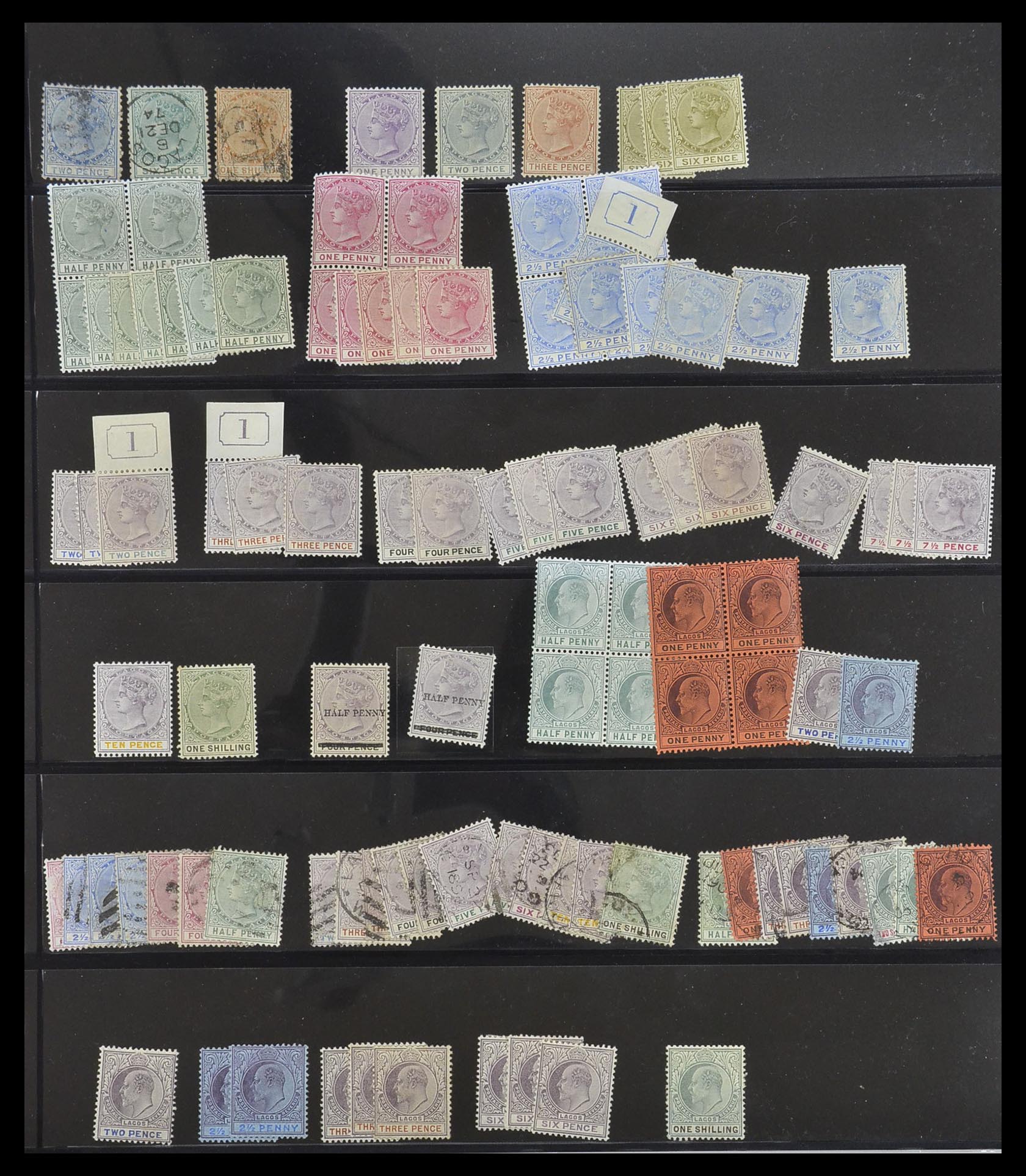 33640 041 - Postzegelverzameling 33640 Engelse koloniën topmateriaal 1853-1953.