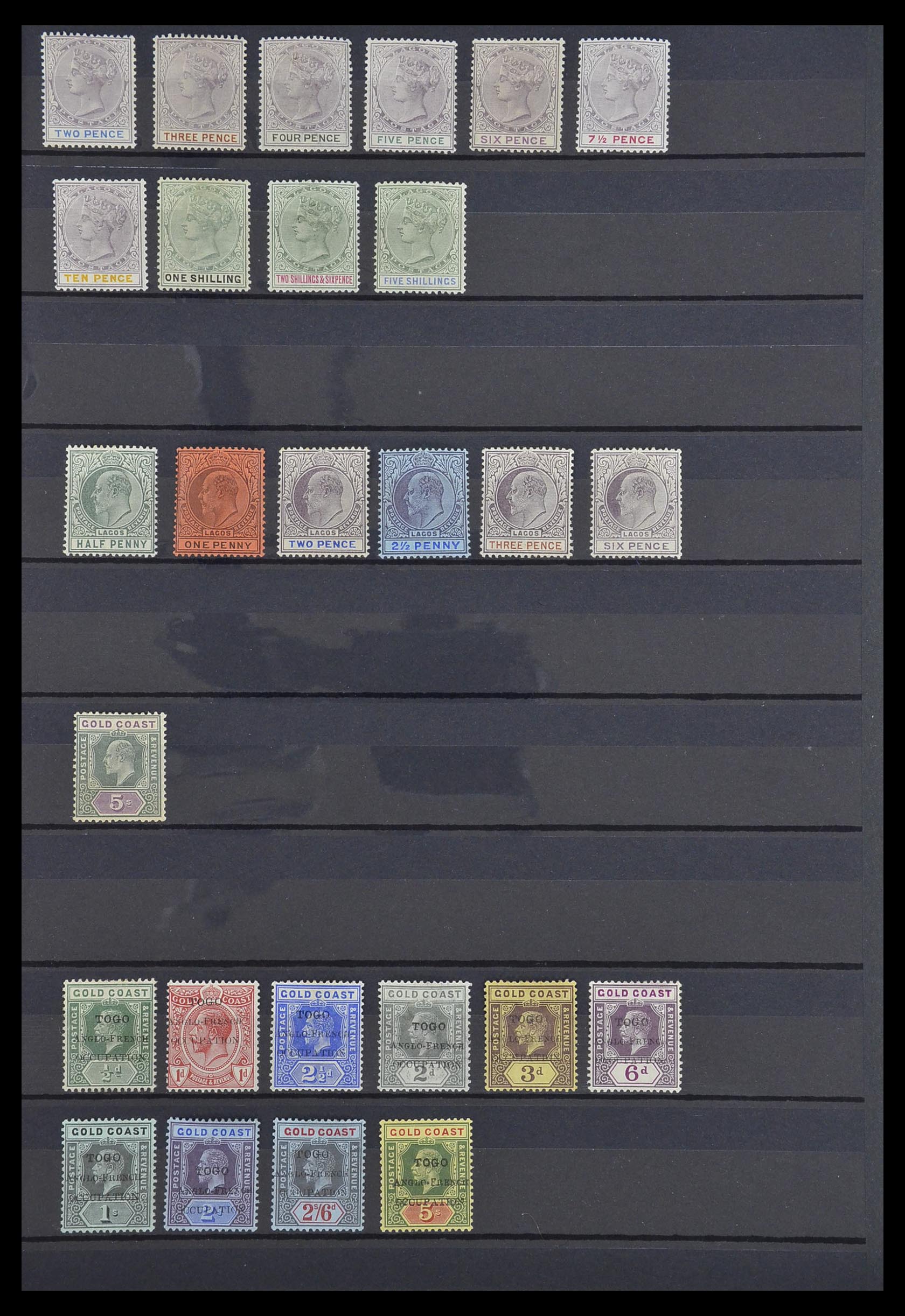 33640 042 - Postzegelverzameling 33640 Engelse koloniën topmateriaal 1853-1953.