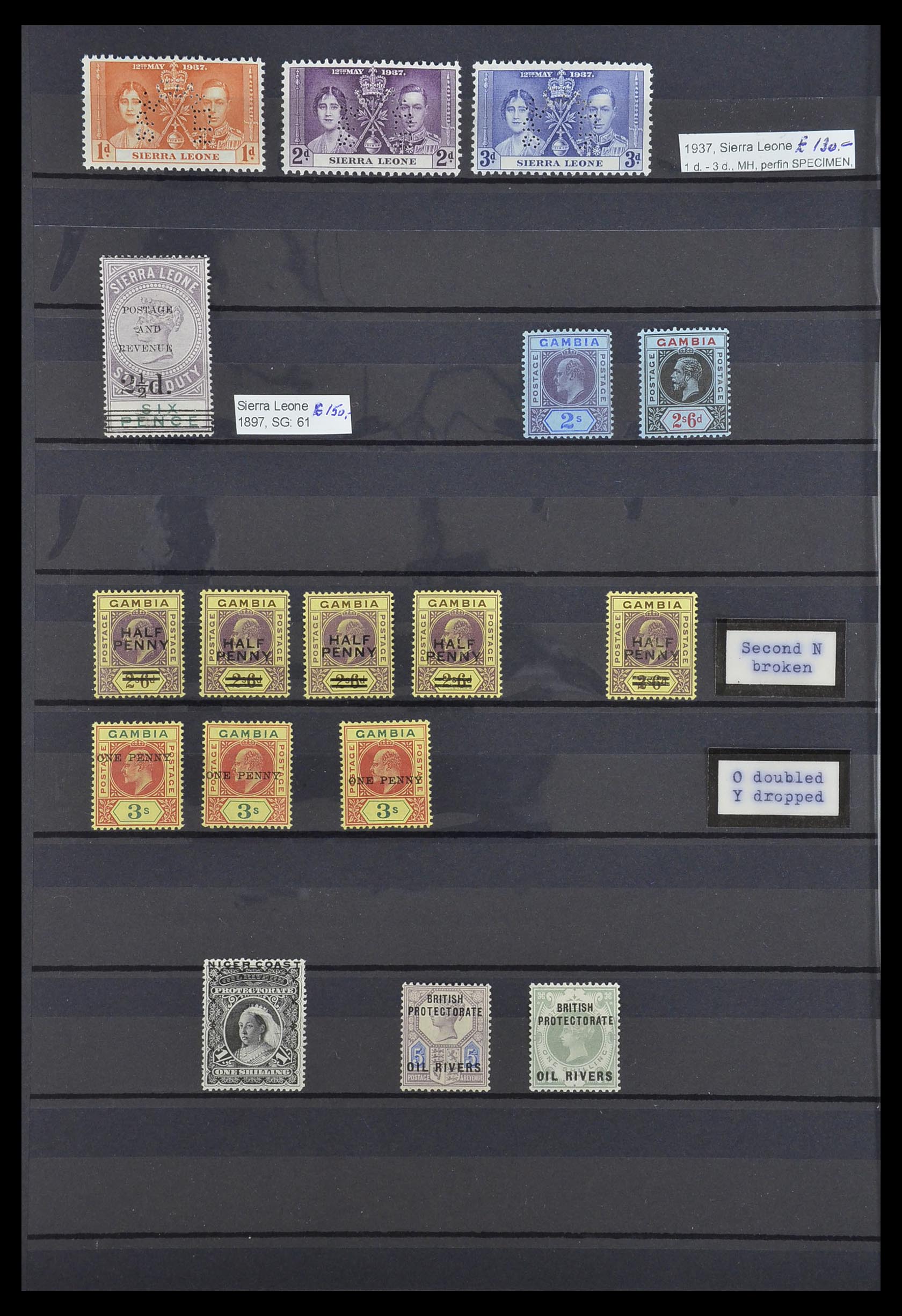 33640 044 - Postzegelverzameling 33640 Engelse koloniën topmateriaal 1853-1953.
