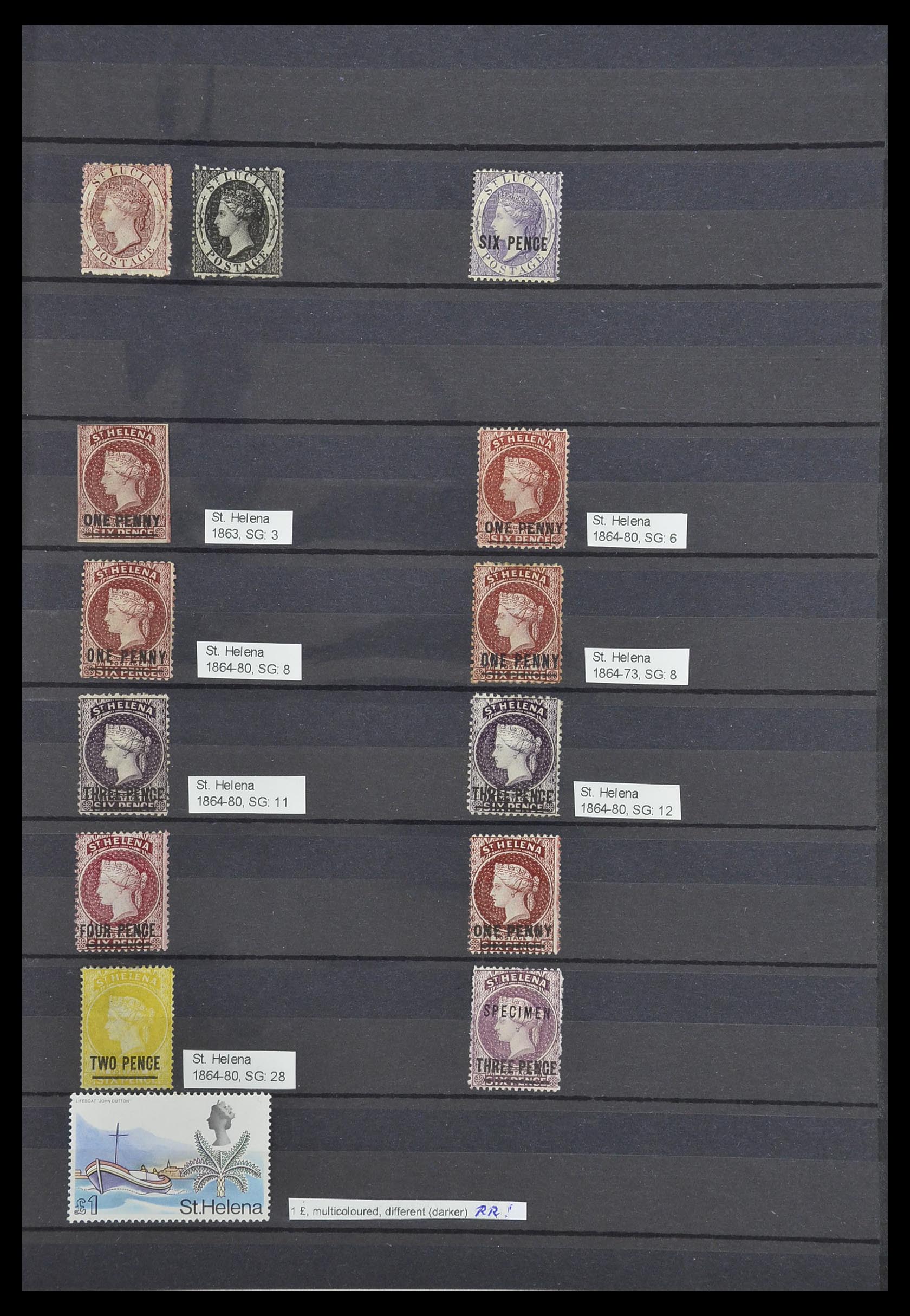 33640 047 - Postzegelverzameling 33640 Engelse koloniën topmateriaal 1853-1953.