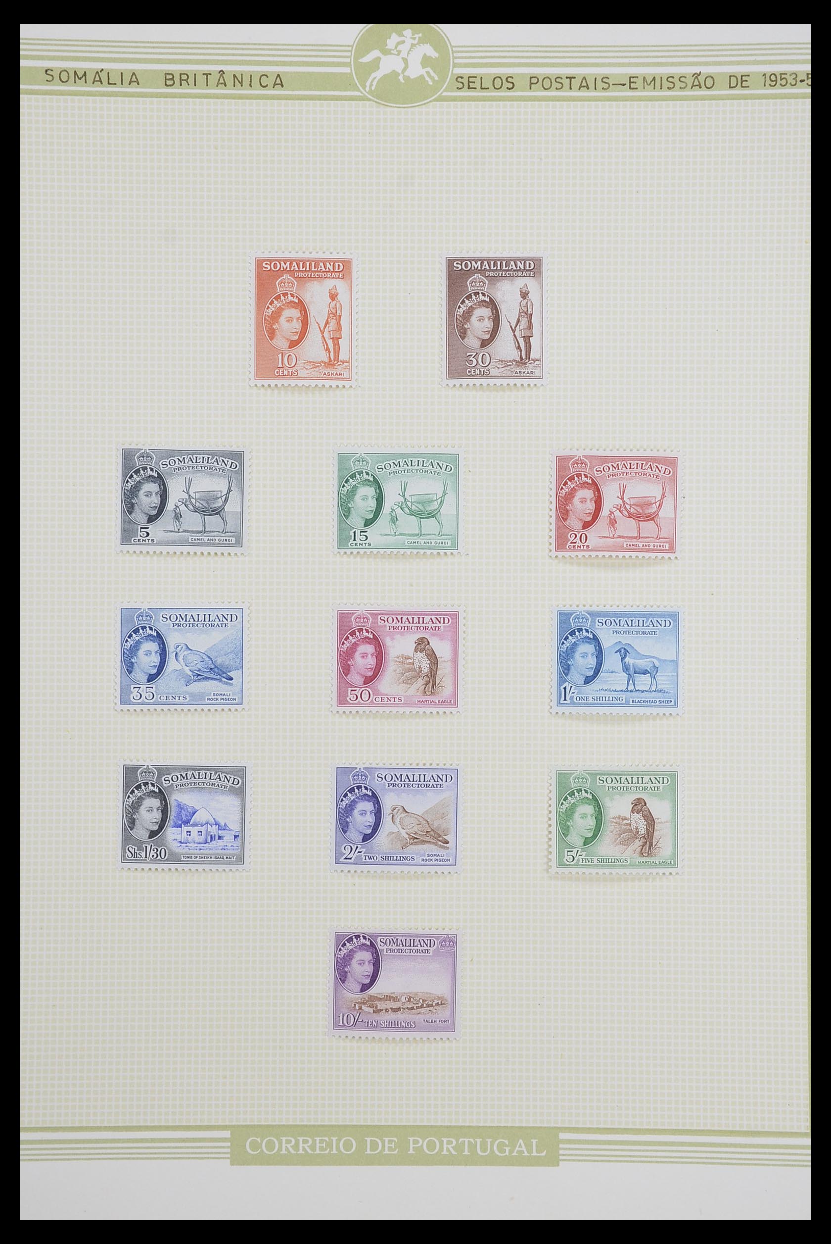 33640 054 - Postzegelverzameling 33640 Engelse koloniën topmateriaal 1853-1953.