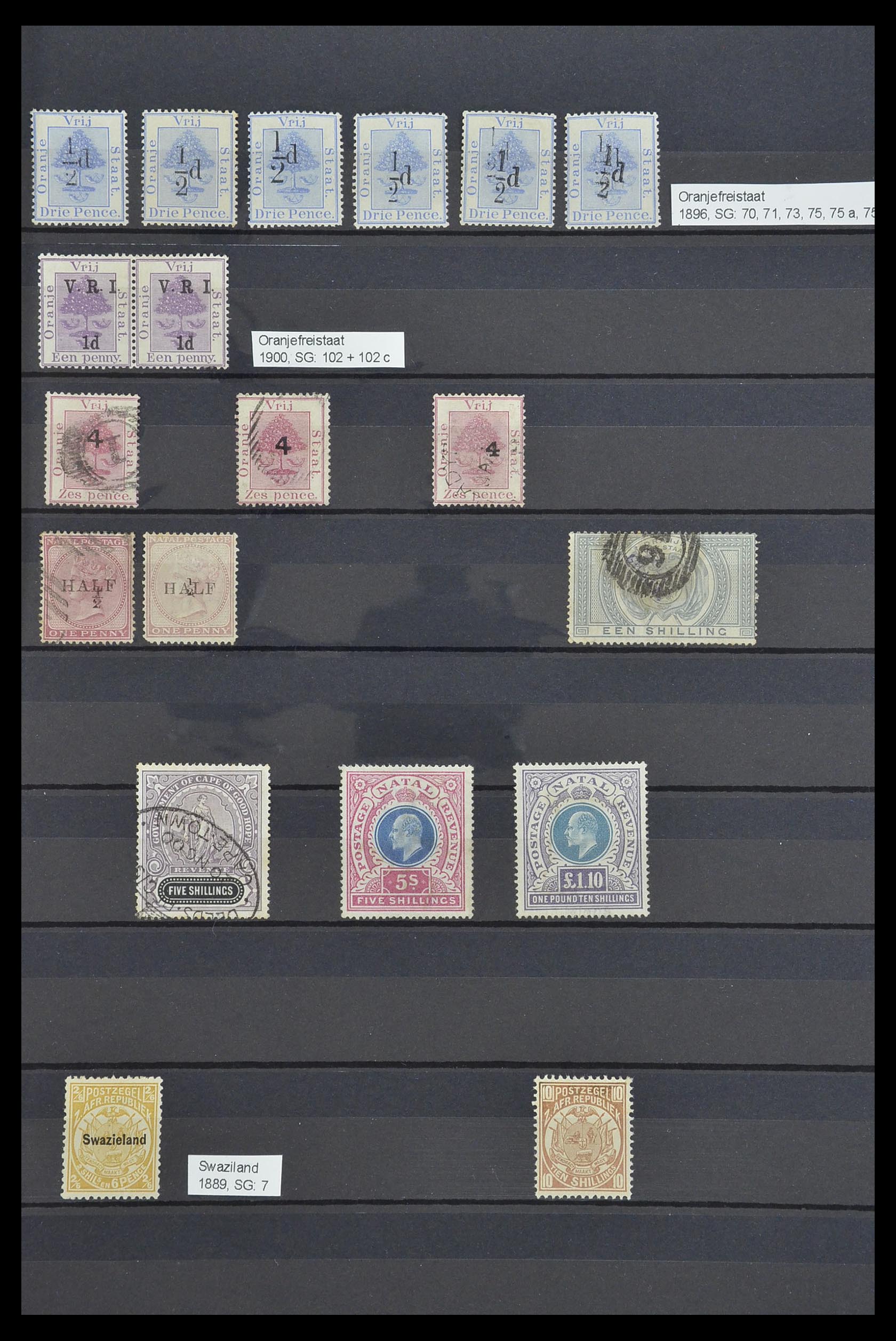 33640 055 - Postzegelverzameling 33640 Engelse koloniën topmateriaal 1853-1953.