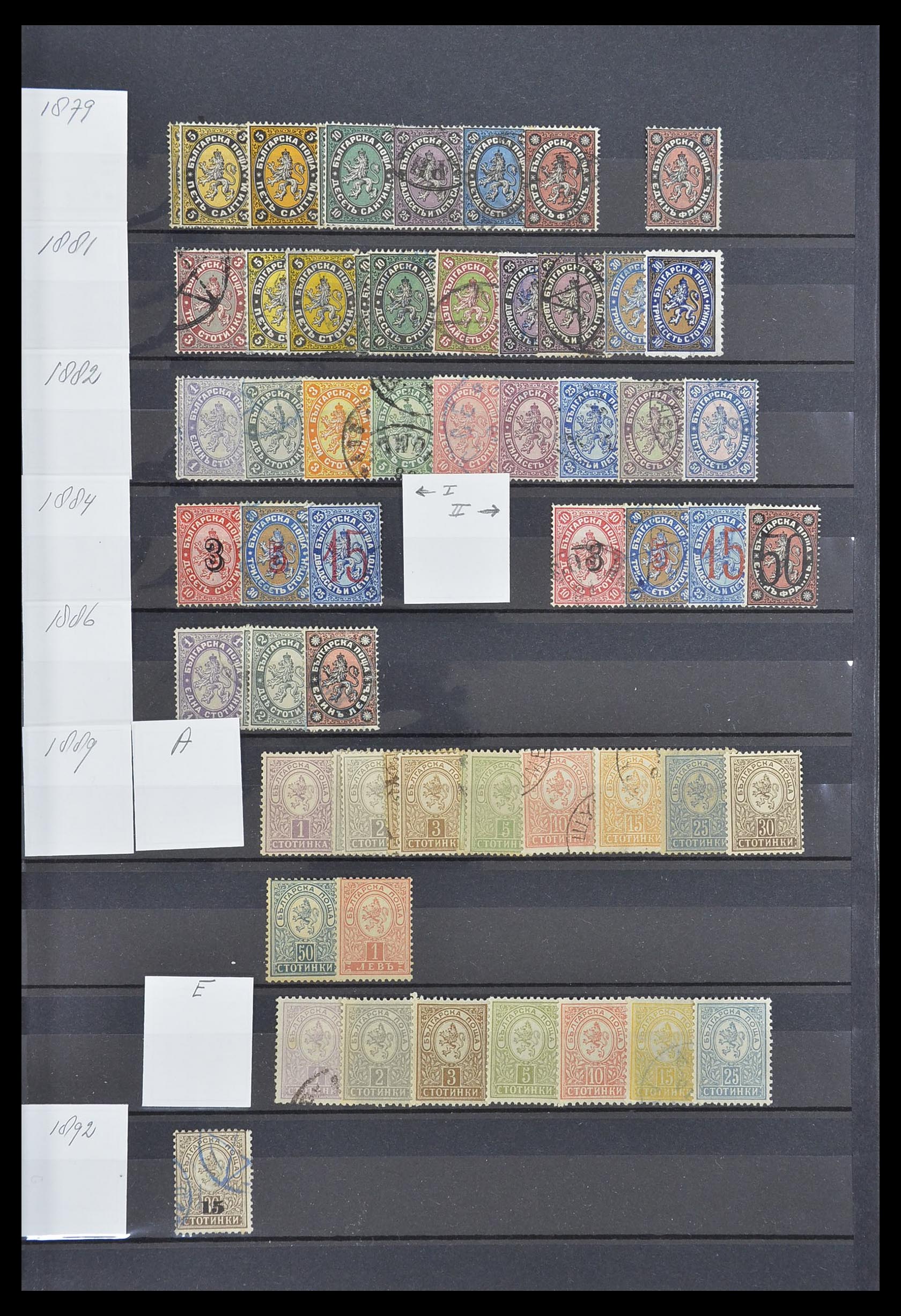 33656 001 - Postzegelverzameling 33656 Bulgarije 1879-2002.
