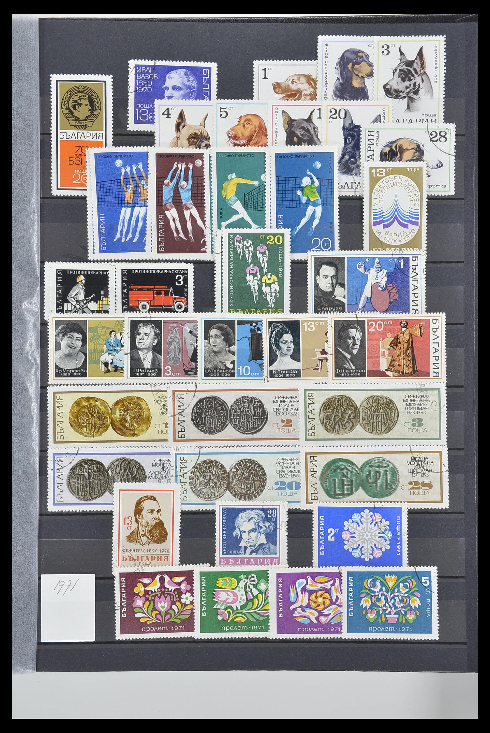 33656 054 - Postzegelverzameling 33656 Bulgarije 1879-2002.
