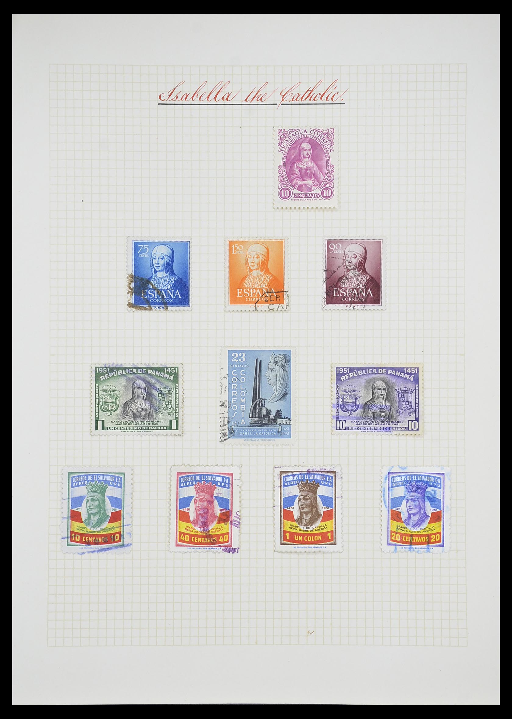 33657 0004 - Postzegelverzameling 33657 Motief Religie 1900-1990.