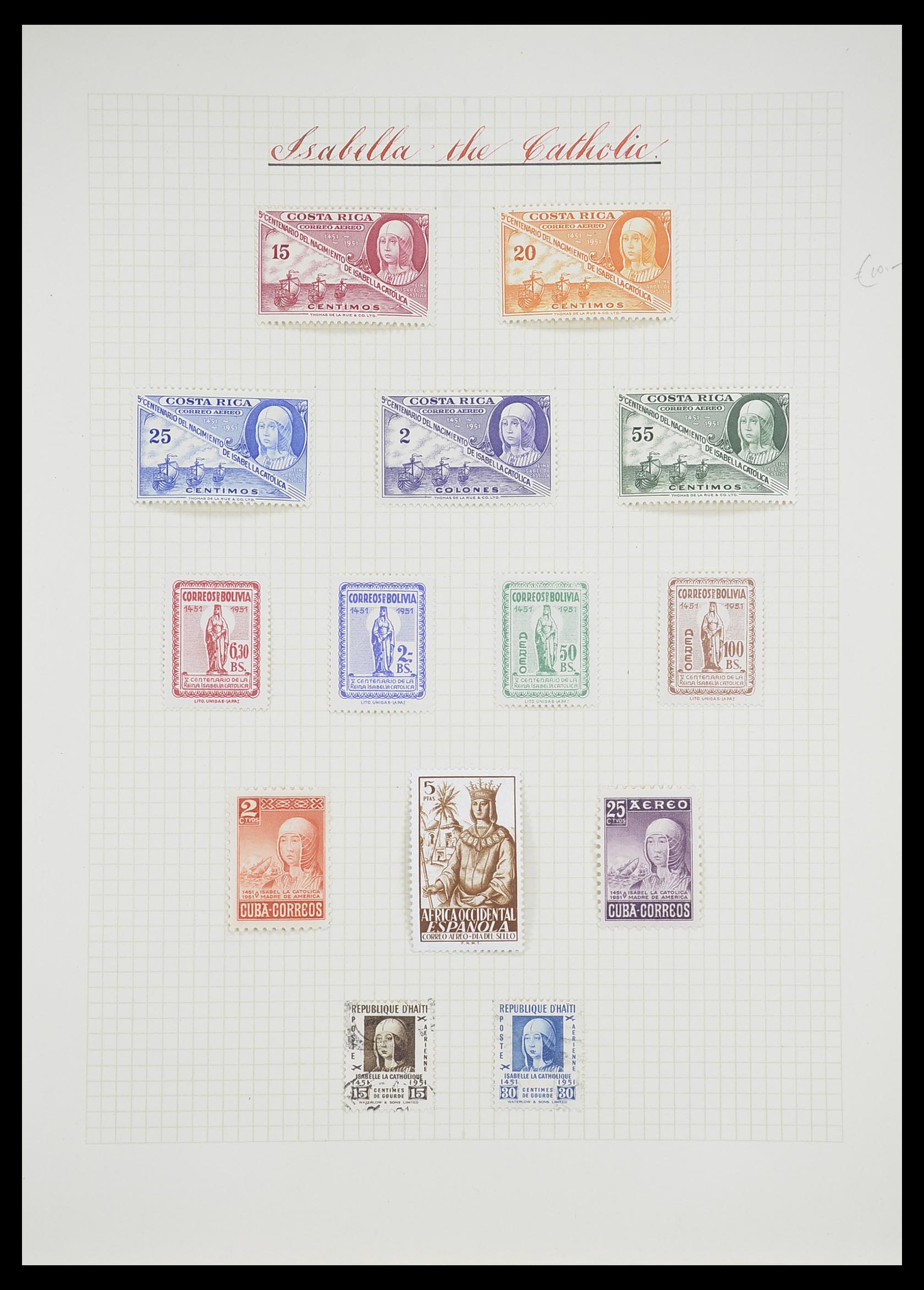 33657 0005 - Stamp collection 33657 Thematics Religion 1900-1990.